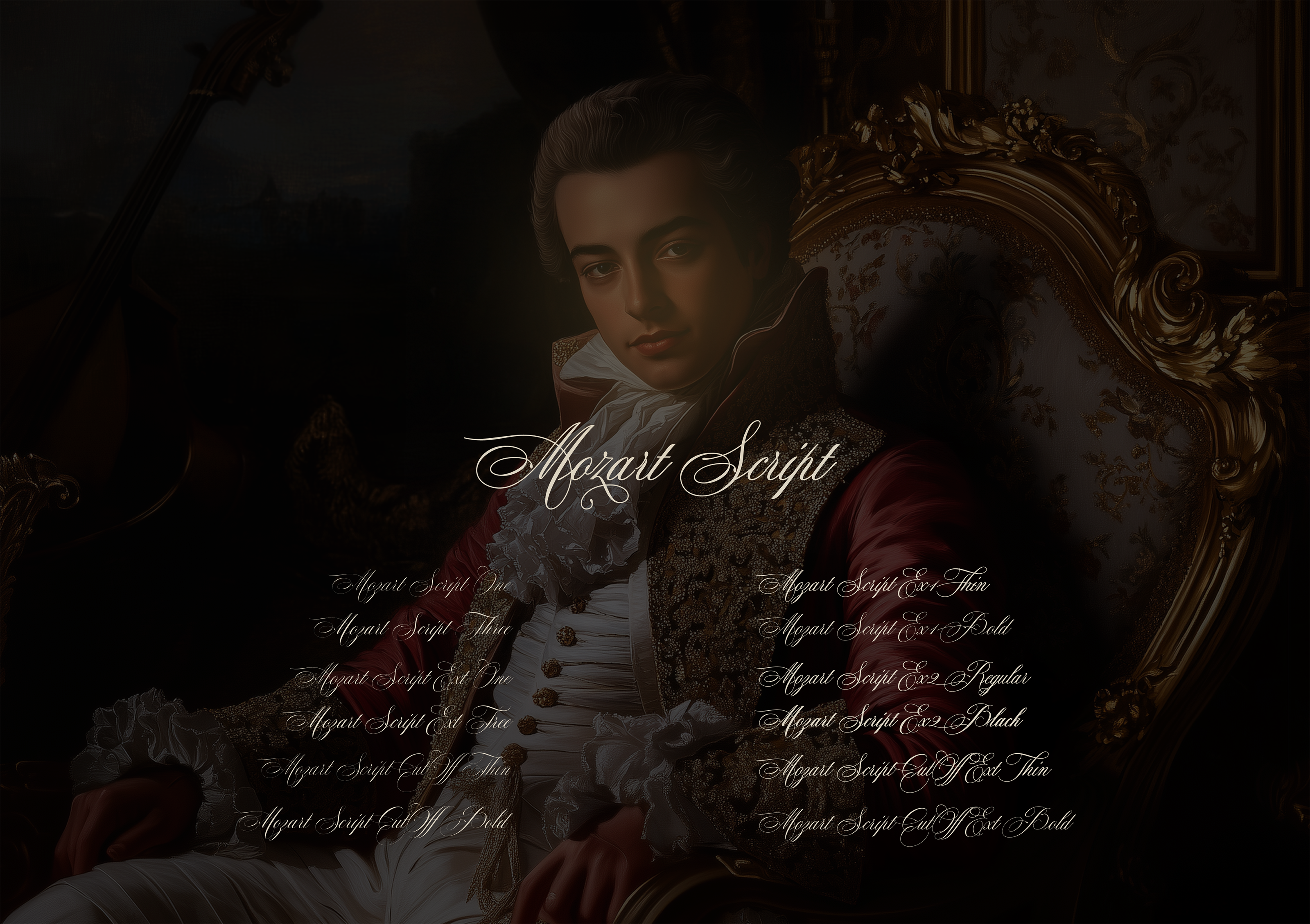 Mozart font — Изображение №6 — Интерфейсы, Графика на Dprofile