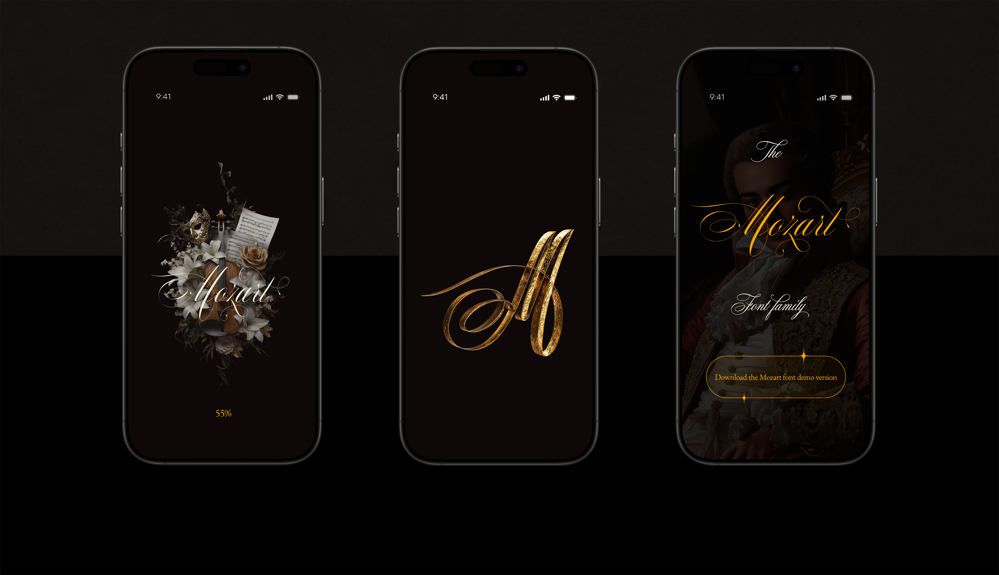 Mozart font — Изображение №12 — Интерфейсы, Графика на Dprofile