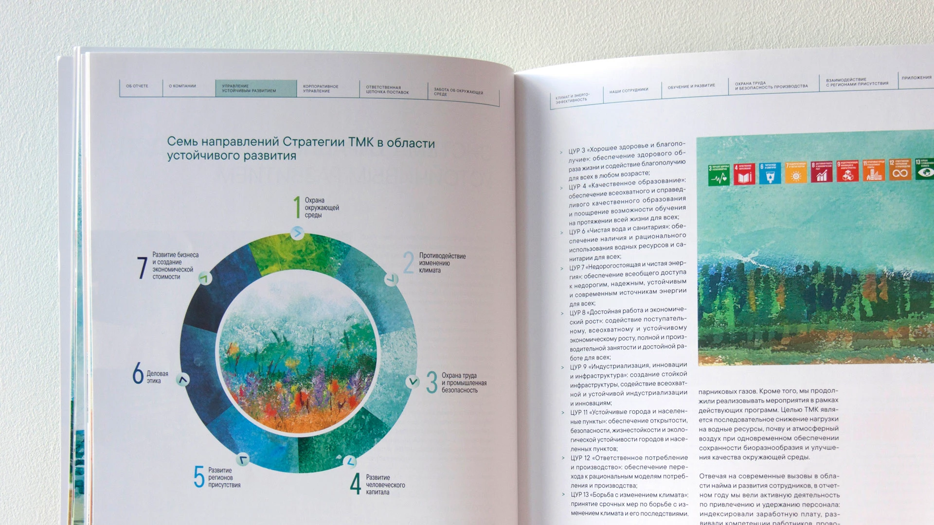 ТМК — отчёт об устойчивом развитии — Изображение №9 — Иллюстрация, Графика на Dprofile