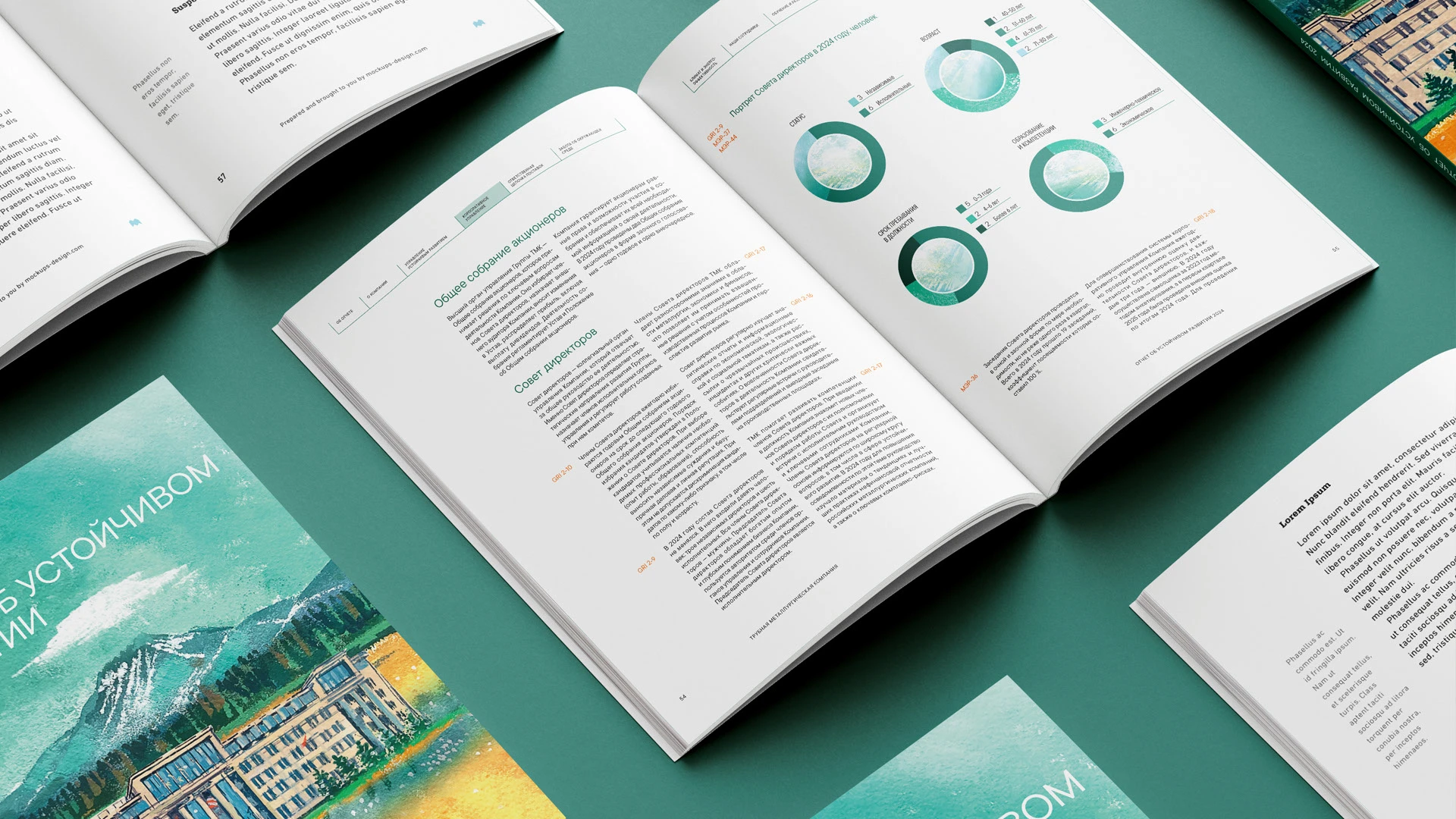 ТМК — отчёт об устойчивом развитии — Изображение №8 — Иллюстрация, Графика на Dprofile