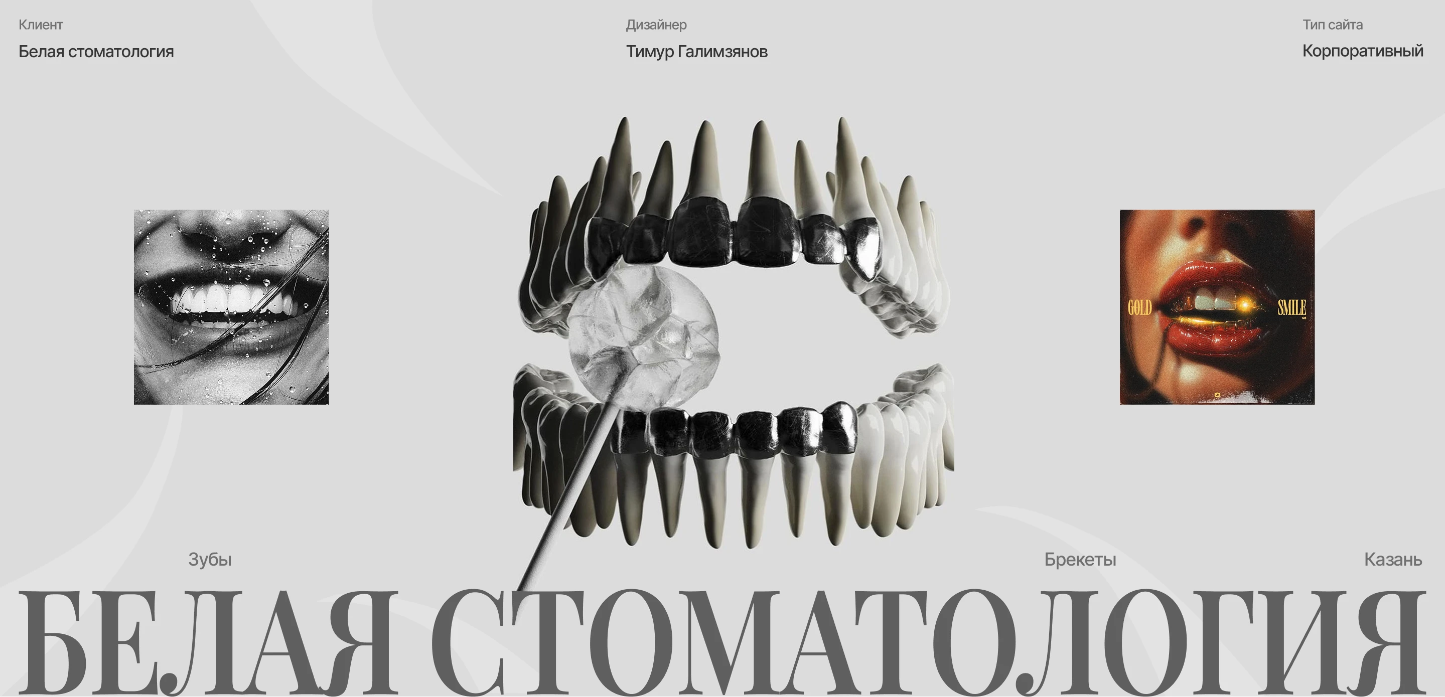 Dental Clinic | Corporate Website | Стоматология — Изображение №1 — Интерфейсы, Брендинг на Dprofile