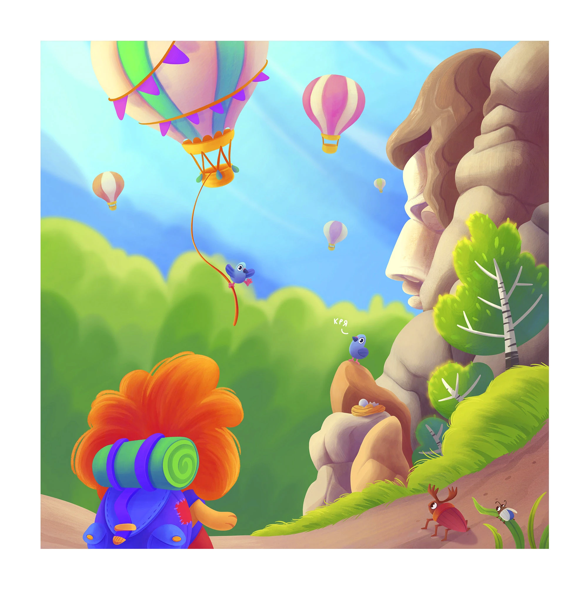 Детская раскраска КРАСНОЯРСК — Изображение №10 — Иллюстрация, Графика на Dprofile