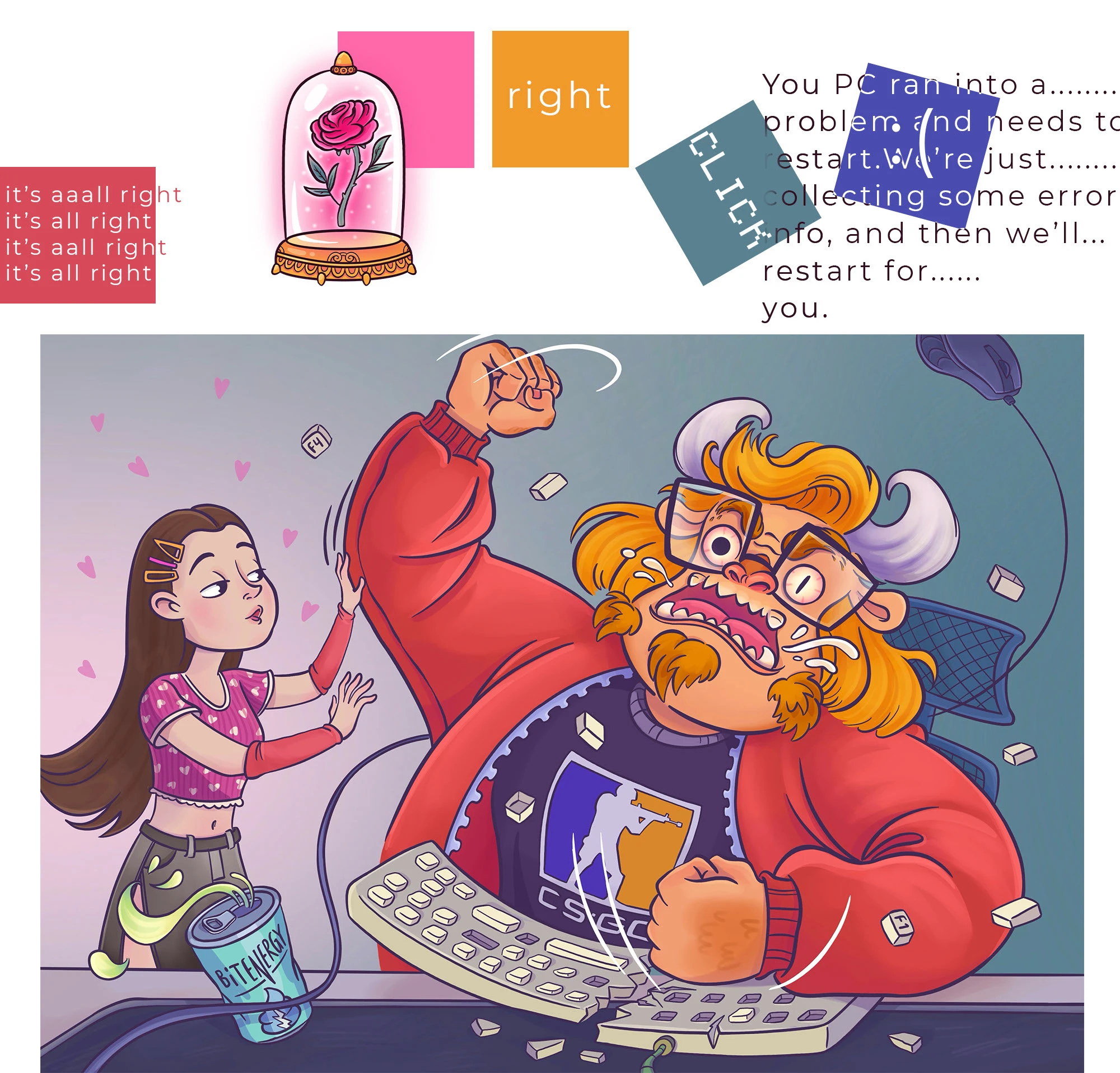 Что здесь происходит? | ILLUSTRATION MIX — Изображение №6 — Иллюстрация на Dprofile