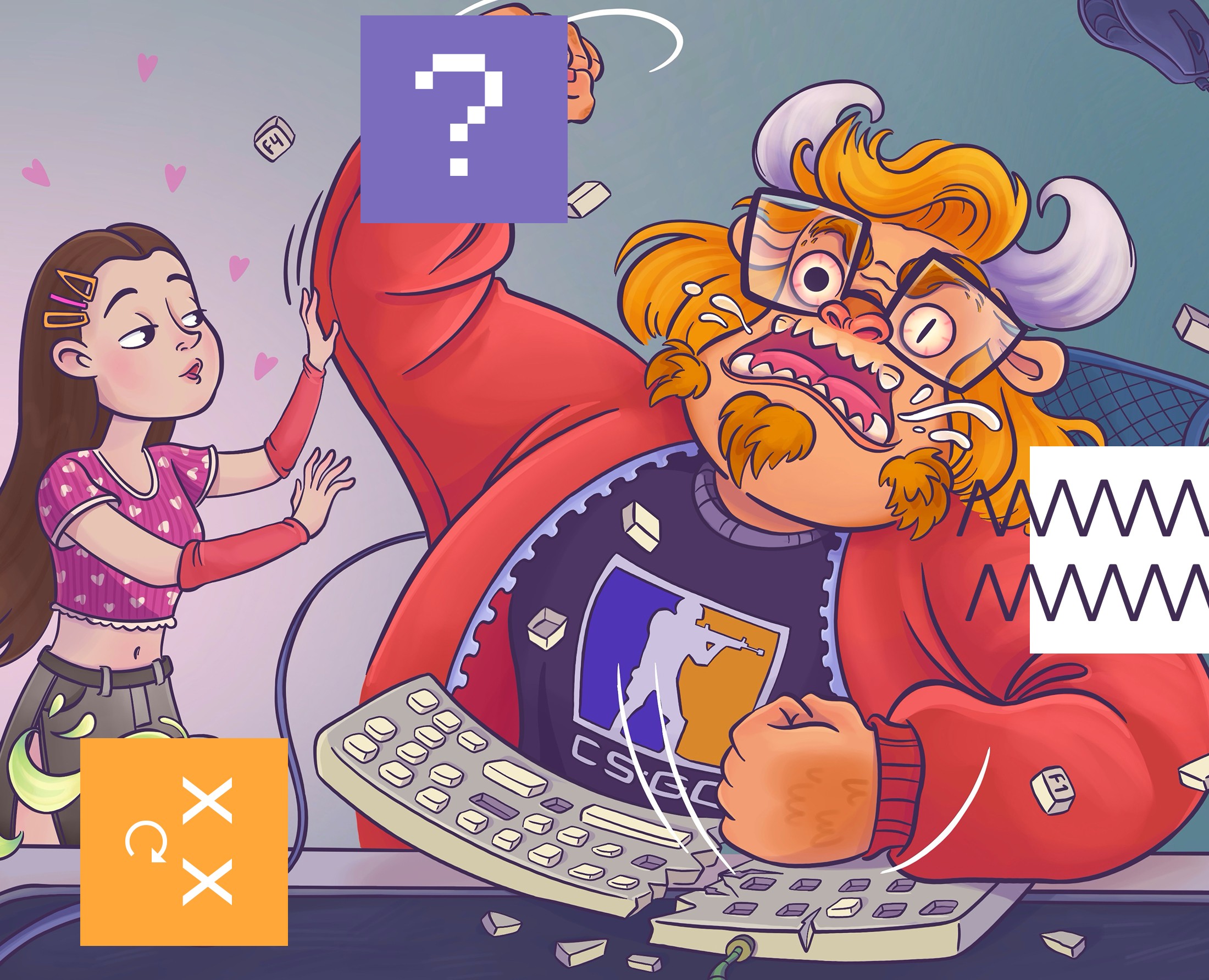 Что здесь происходит? | ILLUSTRATION MIX на Dprofile