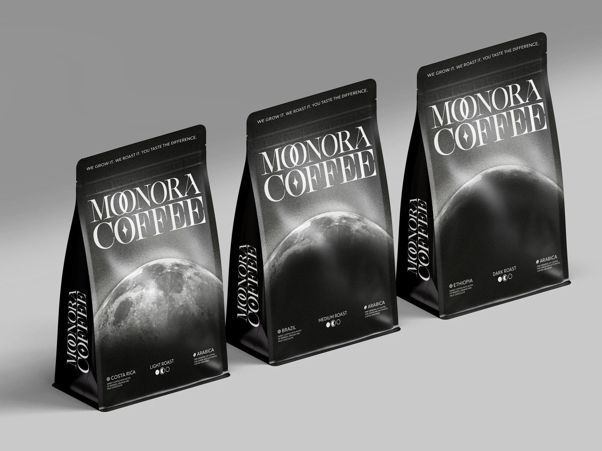 Moonora coffee — Изображение №8 — Брендинг, Промдизайн на Dprofile