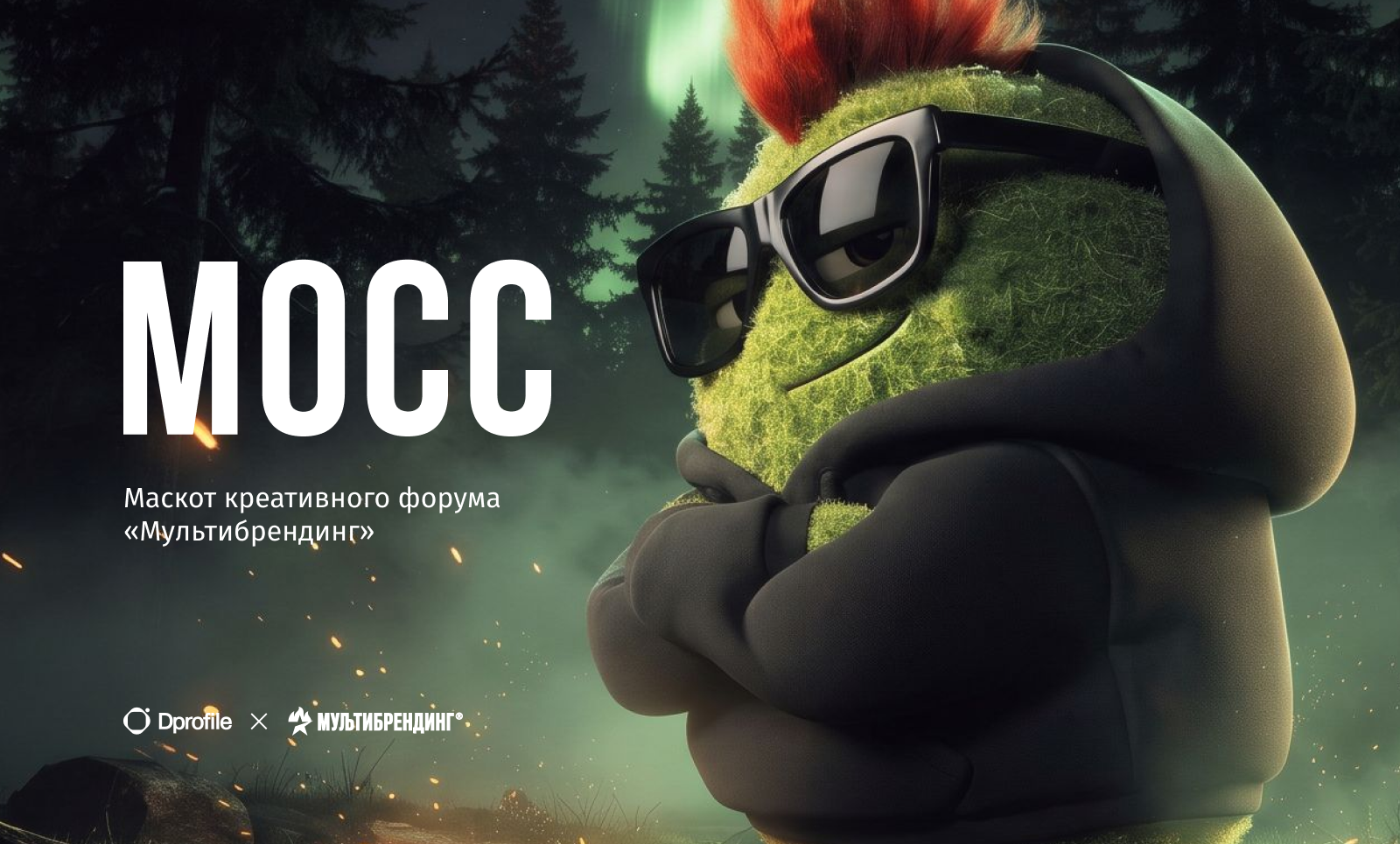 Мосс. Маскот форума Мультибрендинг — Изображение №1 — Брендинг, Нейро на Dprofile