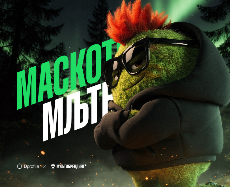 Мосс. Маскот форума Мультибрендинг — Брендинг, Нейро на Dprofile