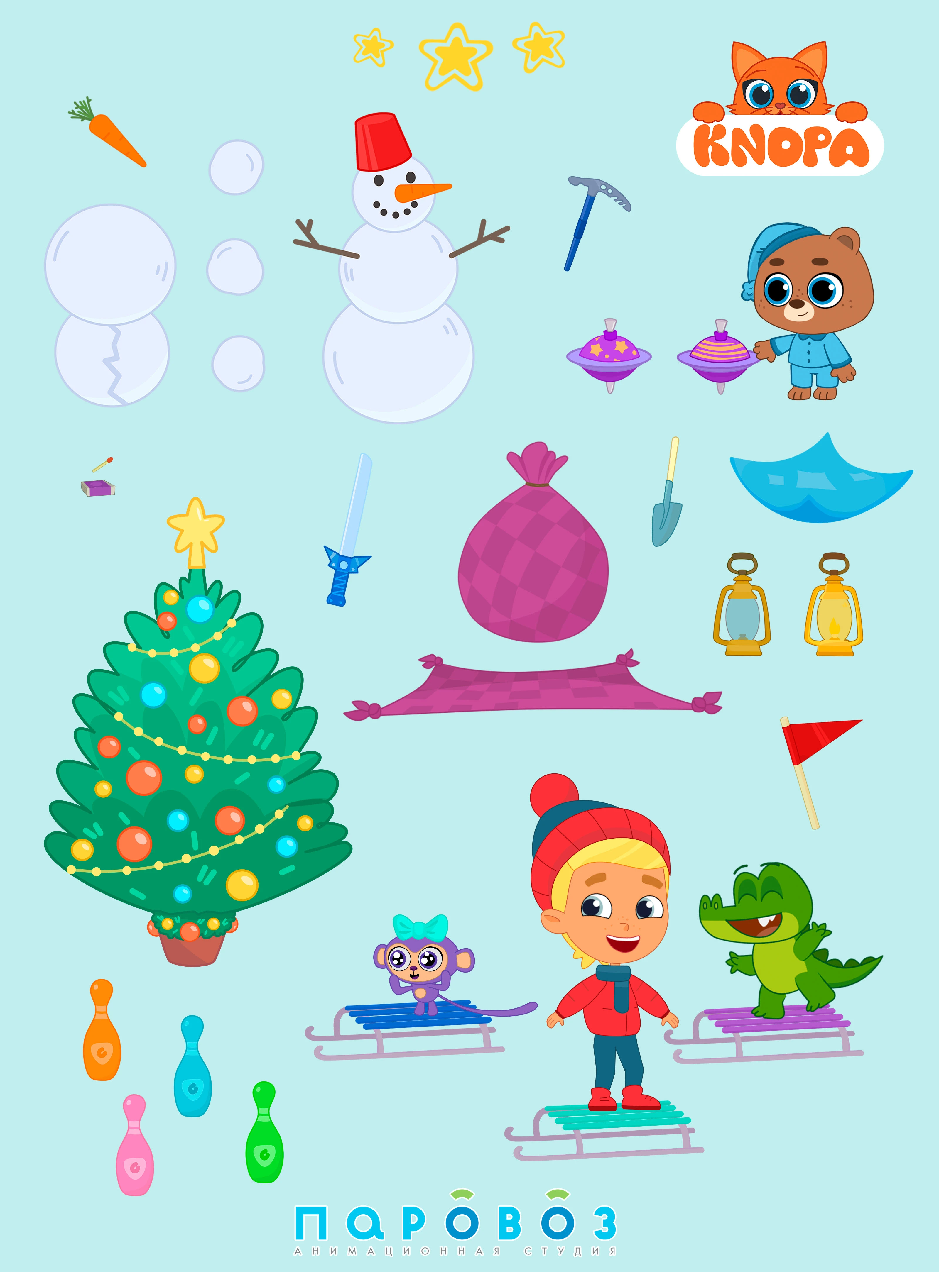 Мультсериал "Кнопа" // "Knopa" — Изображение №12 — Иллюстрация, Анимация на Dprofile