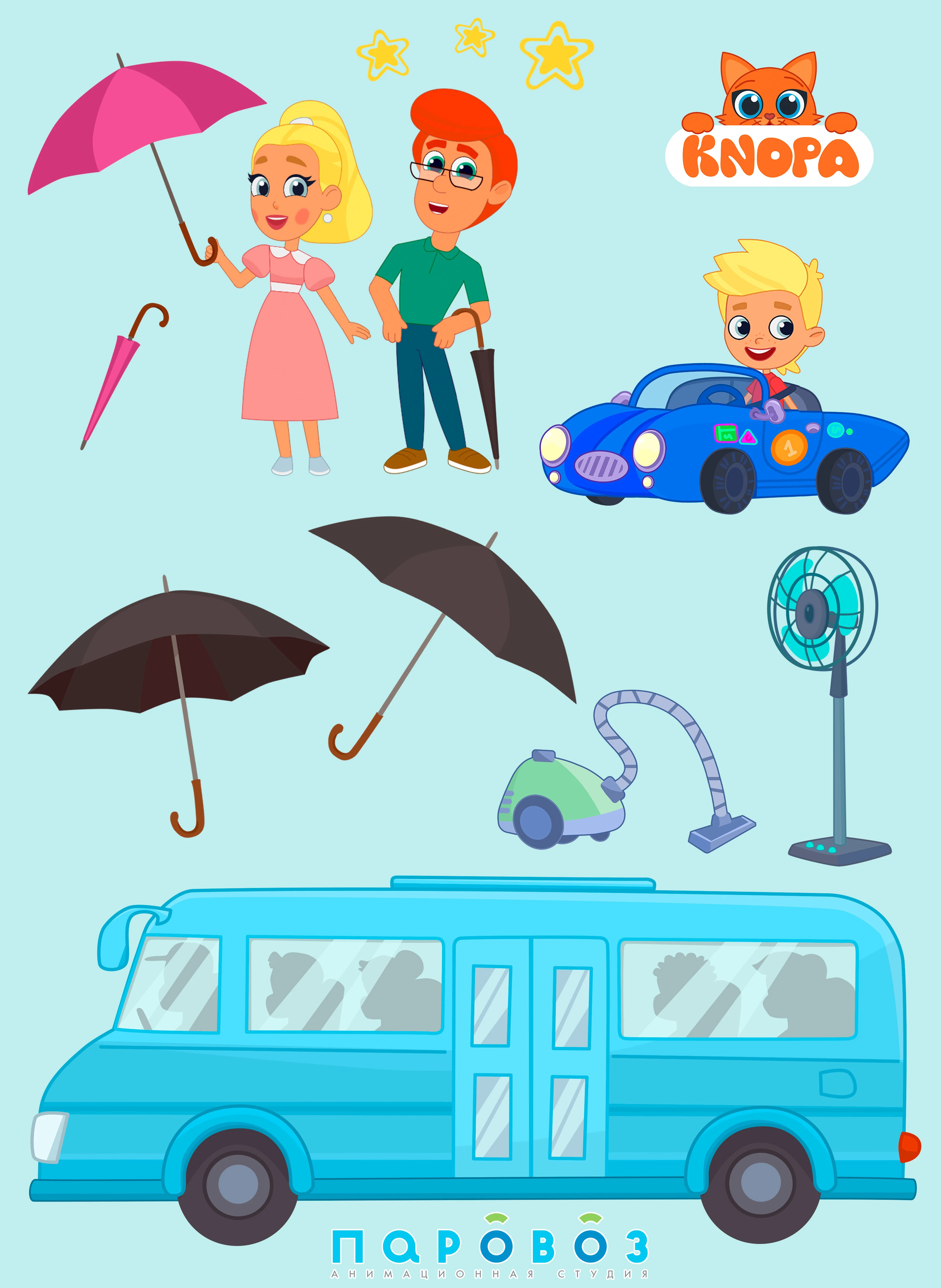 Мультсериал "Кнопа" // "Knopa" — Изображение №9 — Иллюстрация, Анимация на Dprofile