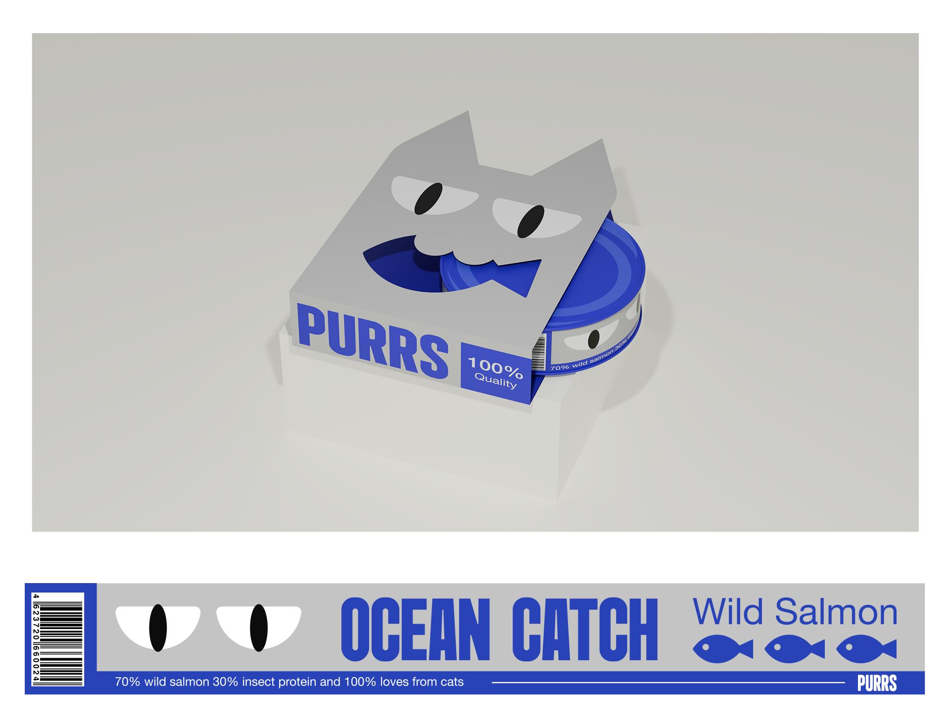 Purrs - упаковка корма для котов — Изображение №5 — Брендинг, Промдизайн на Dprofile