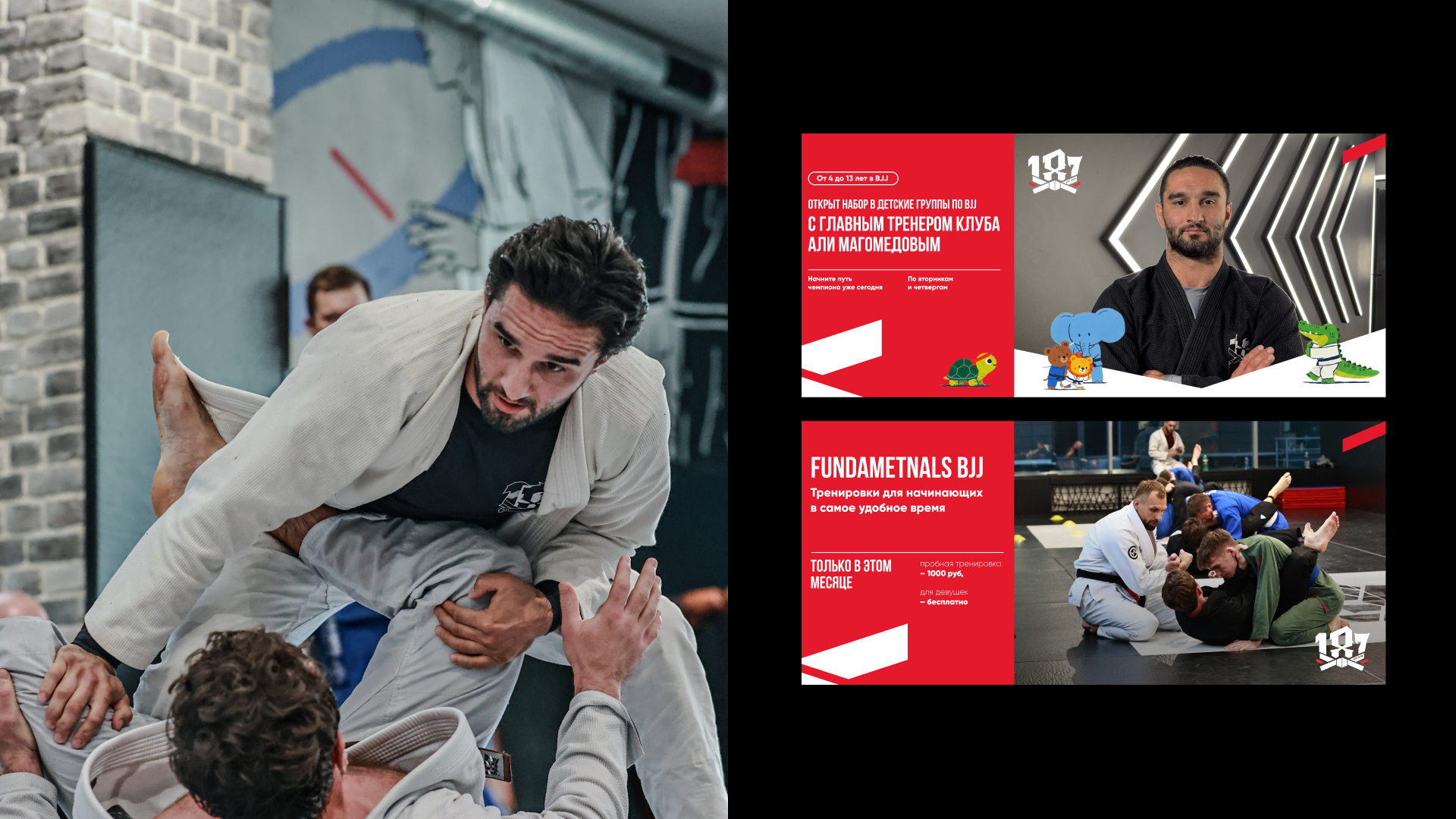 187BJJ - Фирменный стиль для школы Джиу-Джитсу — Изображение №5 — Брендинг, Графика на Dprofile