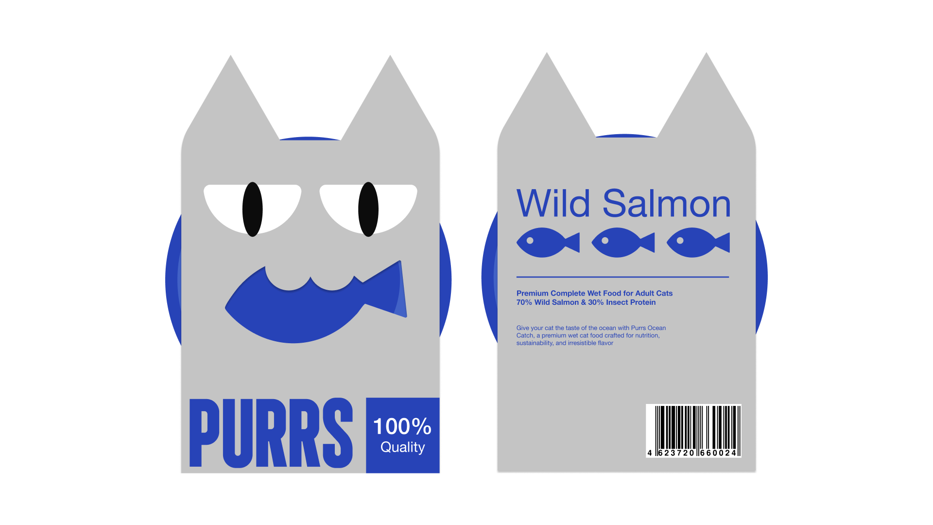 Purrs - упаковка корма для котов — Изображение №4 — Брендинг, Промдизайн на Dprofile
