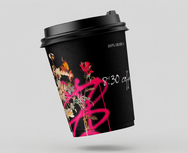 Концепт айдентики для арт кофейни - 8:30 coffee на Dprofile