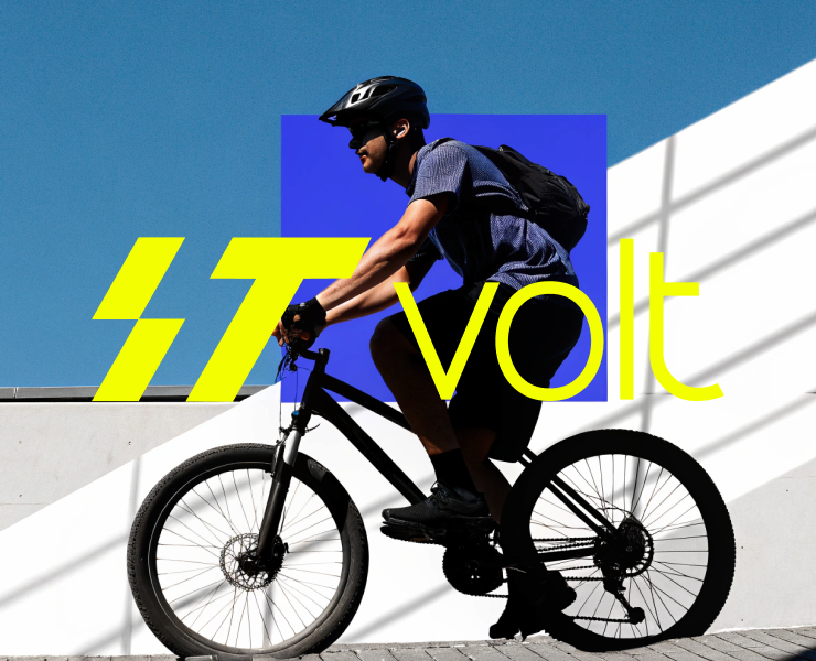 Volt - дизайн айдентики для электро-велосипедов на Dprofile