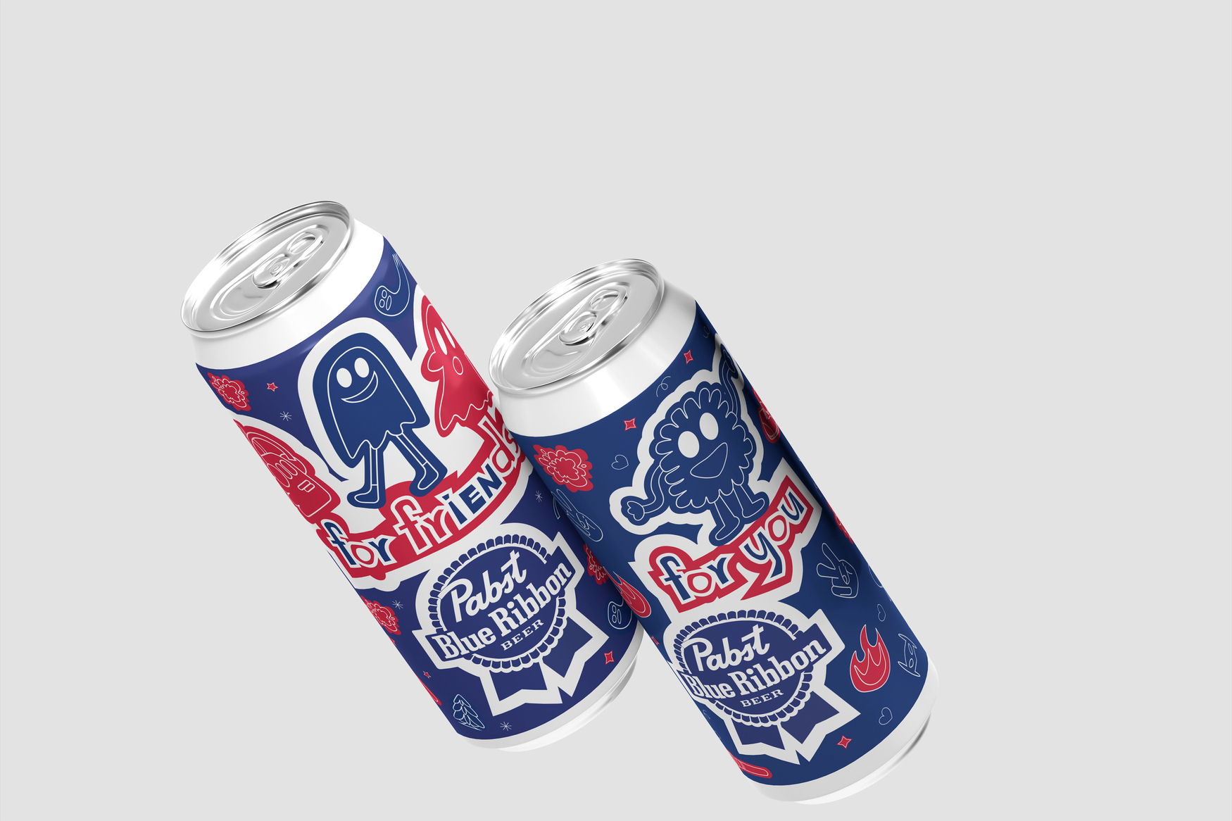 Упаковка для Pabst Blue Ribbon — Изображение №5 — Брендинг, Иллюстрация на Dprofile