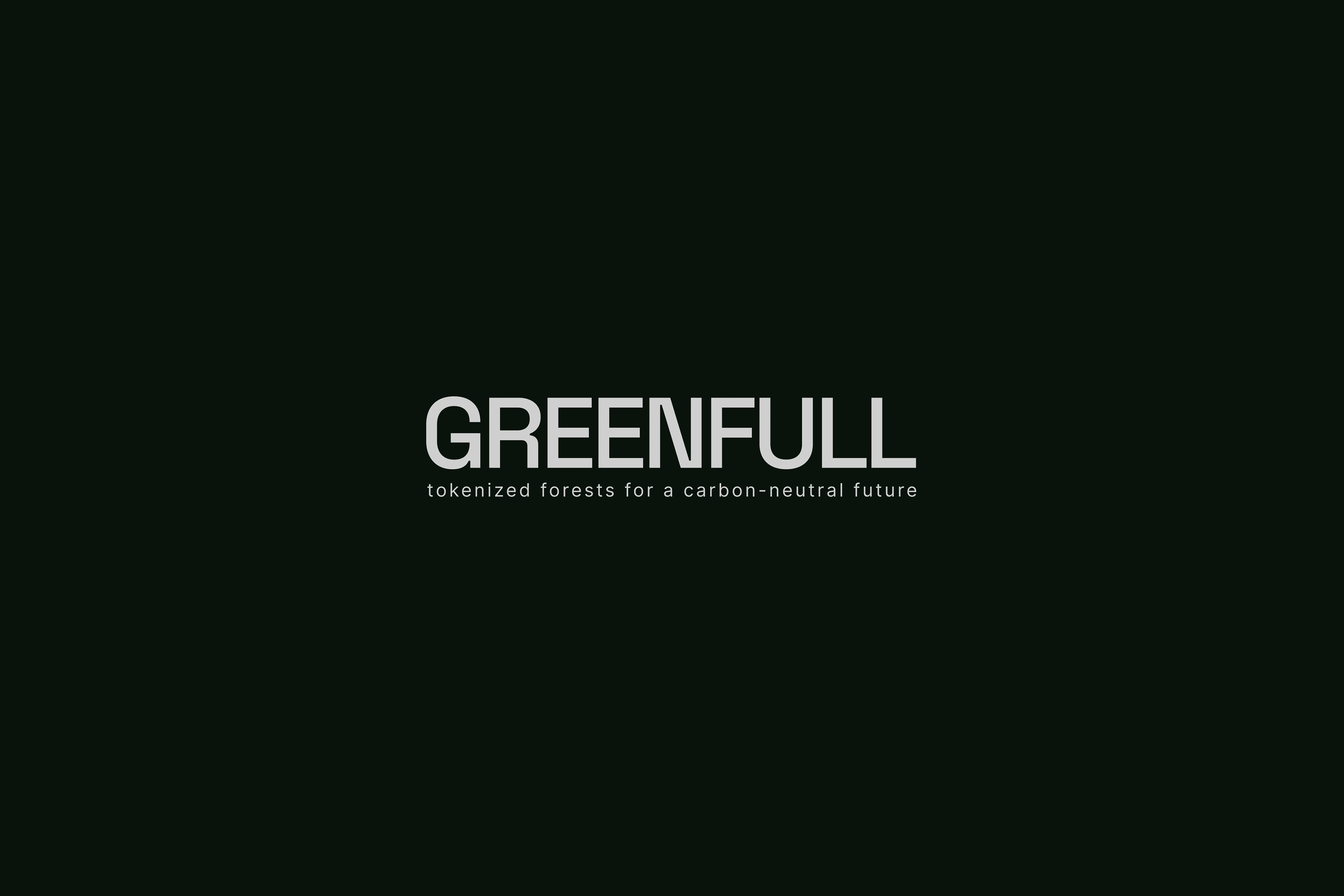 GREENFULL | Tokenized Forests — Изображение №1 — Брендинг на Dprofile