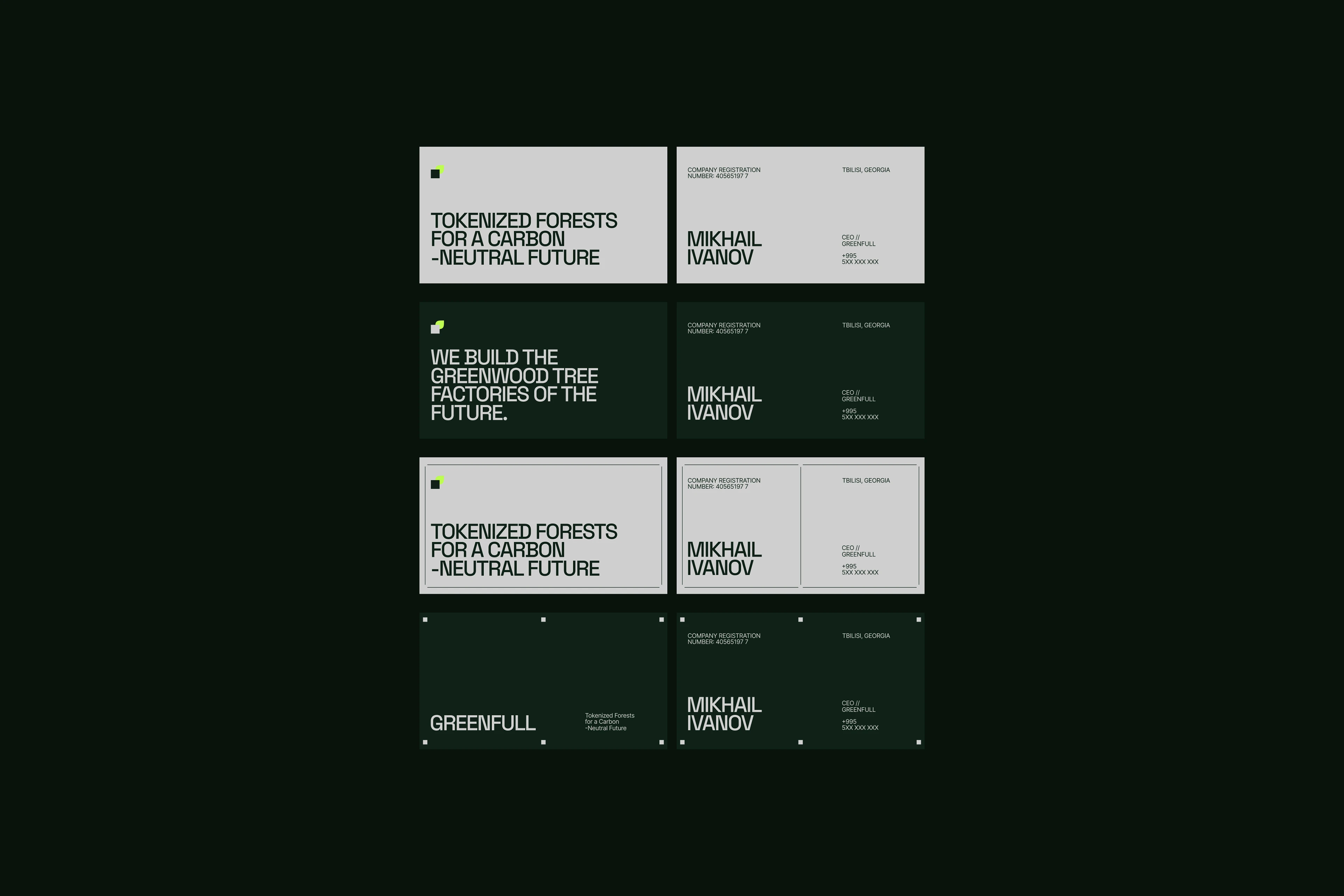 GREENFULL | Tokenized Forests — Изображение №8 — Брендинг на Dprofile