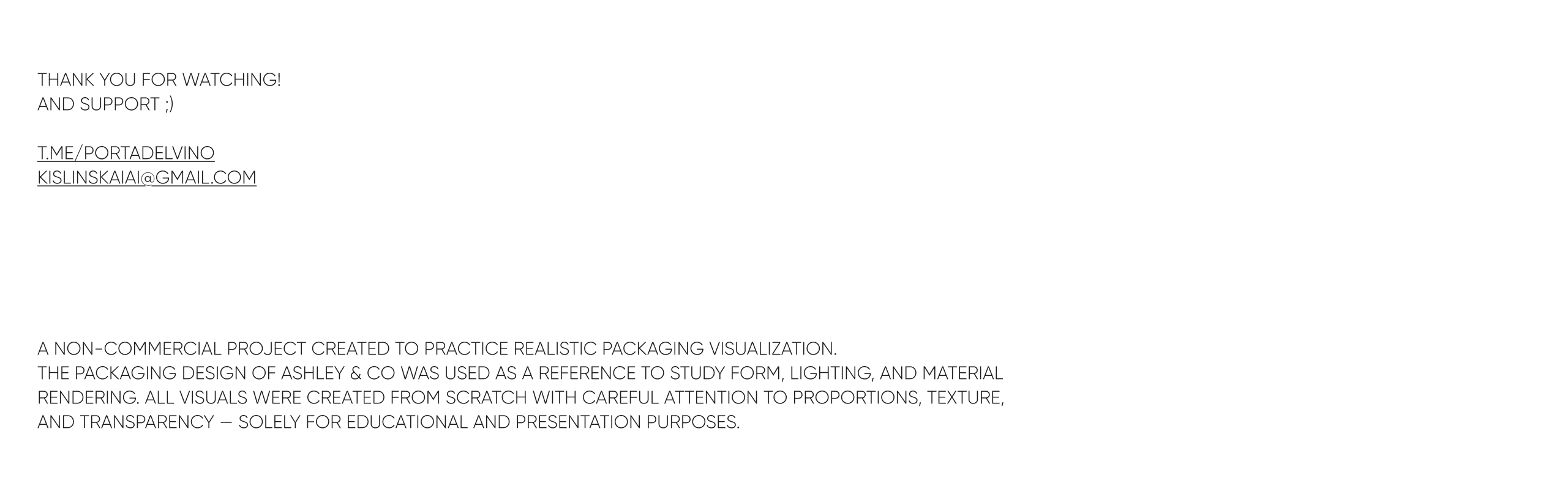 PACKAKING VIZUALIZATION | @ashley&co — Изображение №4 — Брендинг на Dprofile