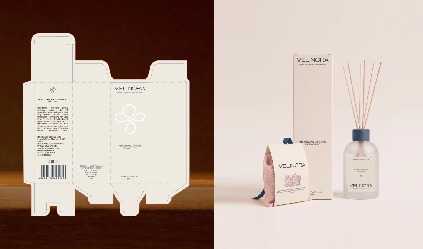 BRAND IDENTITY | VELINORA — Изображение №15 — Брендинг на Dprofile