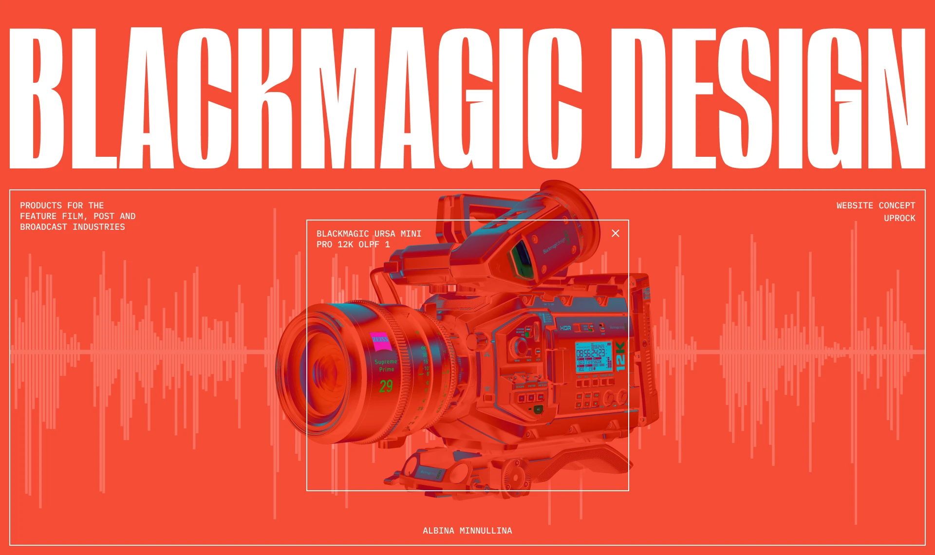 Blackmagic Design | Corporate website concept — Изображение №1 — Интерфейсы, Брендинг на Dprofile