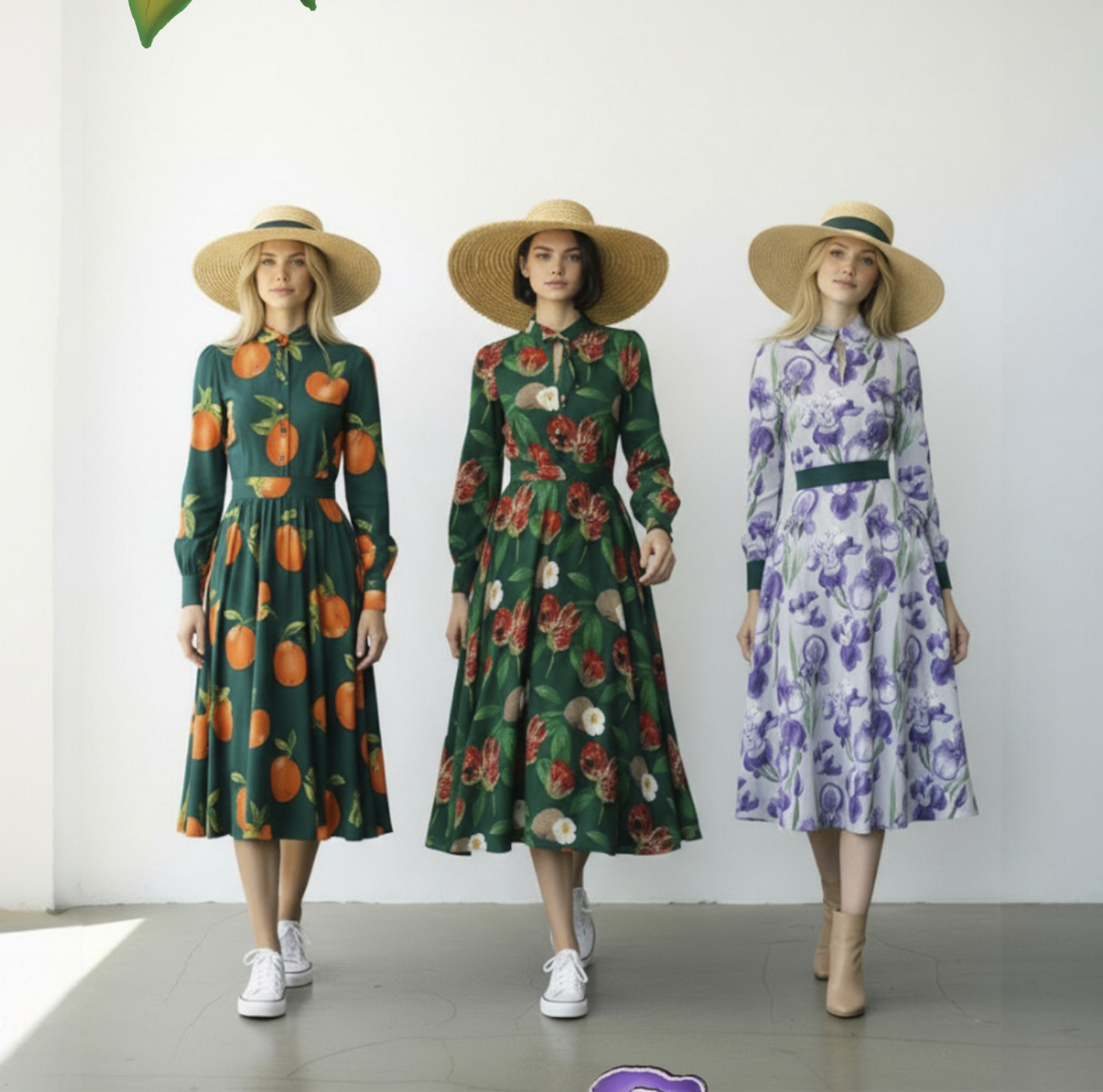 Фруктовые и цветочные паттерны — Изображение №3 — Брендинг, Иллюстрация на Dprofile