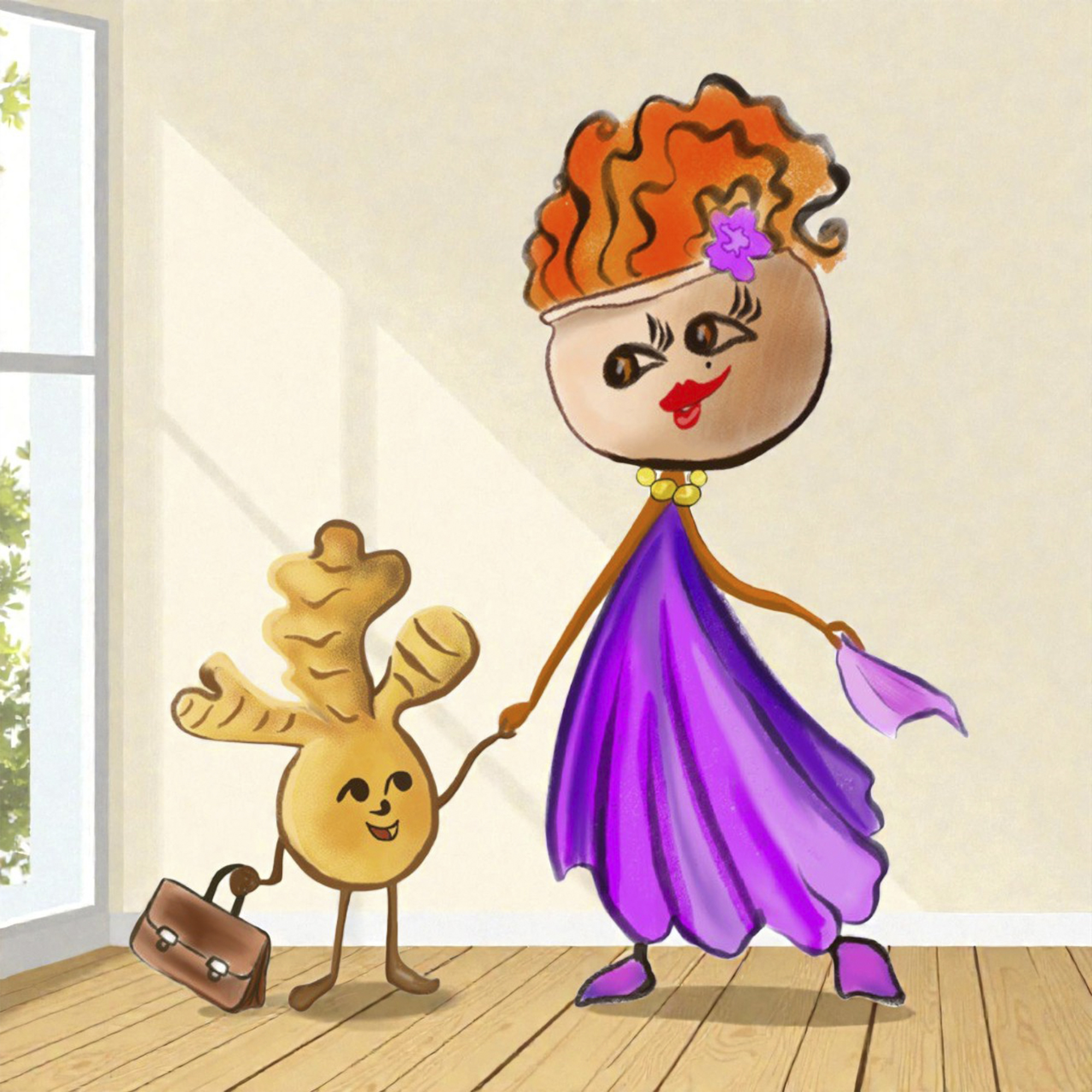 Печенье с имбирём  "Имбирыч" — Изображение №6 — Брендинг, Иллюстрация на Dprofile