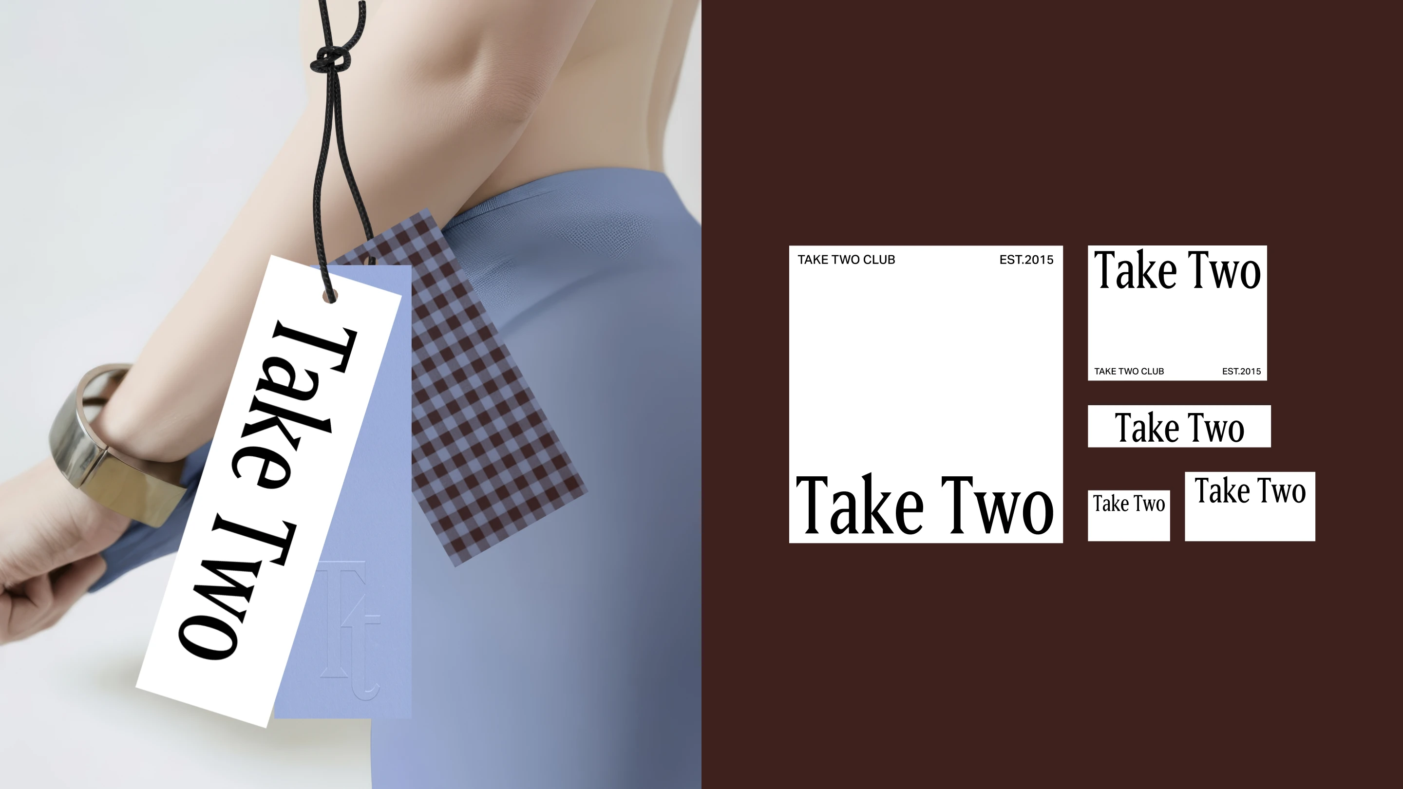 Айдентика для бренда одежды Take Two — Изображение №6 — Брендинг на Dprofile
