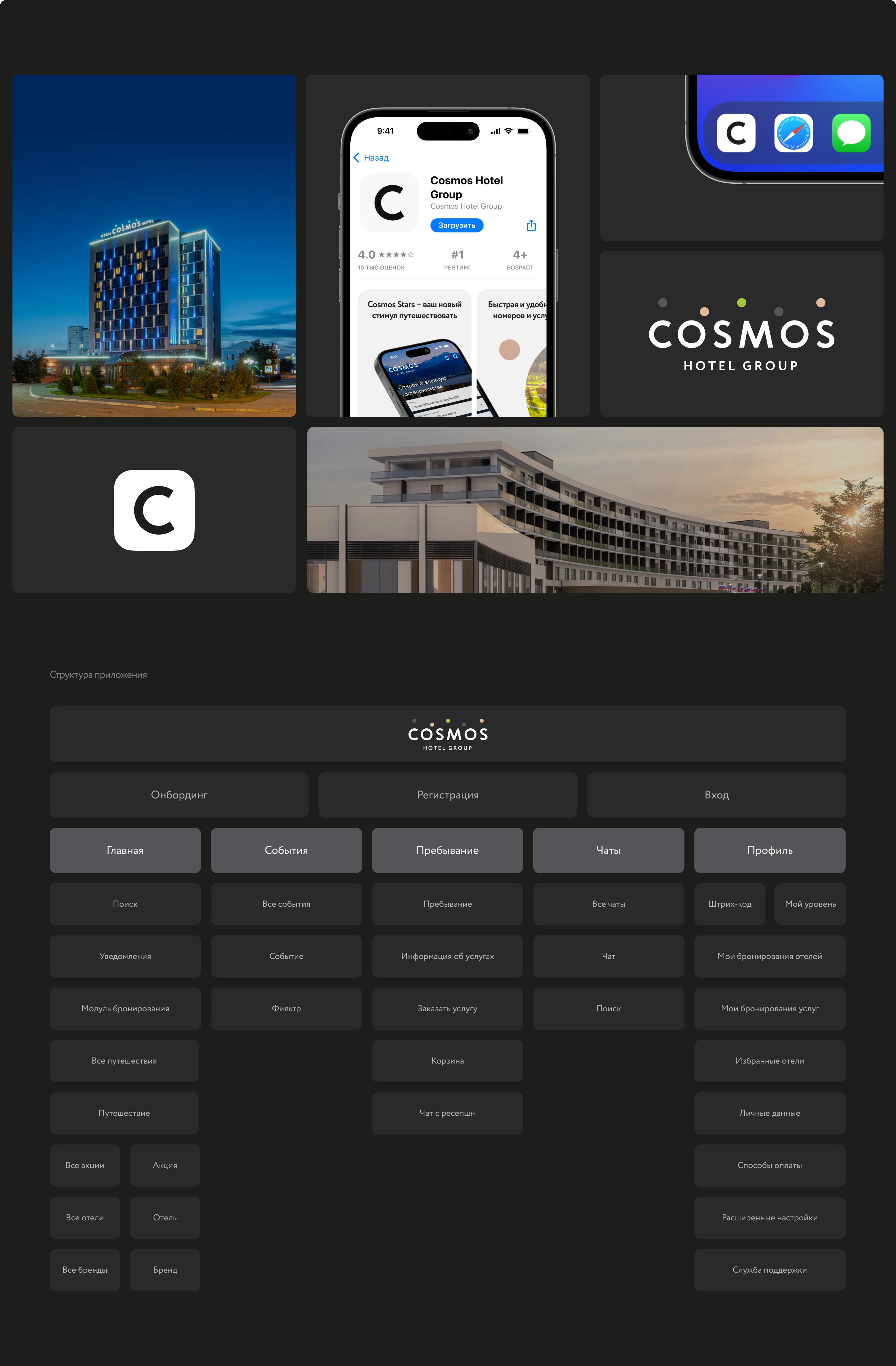 Cosmos Hotel Group mobile app — Изображение №3 — Интерфейсы на Dprofile