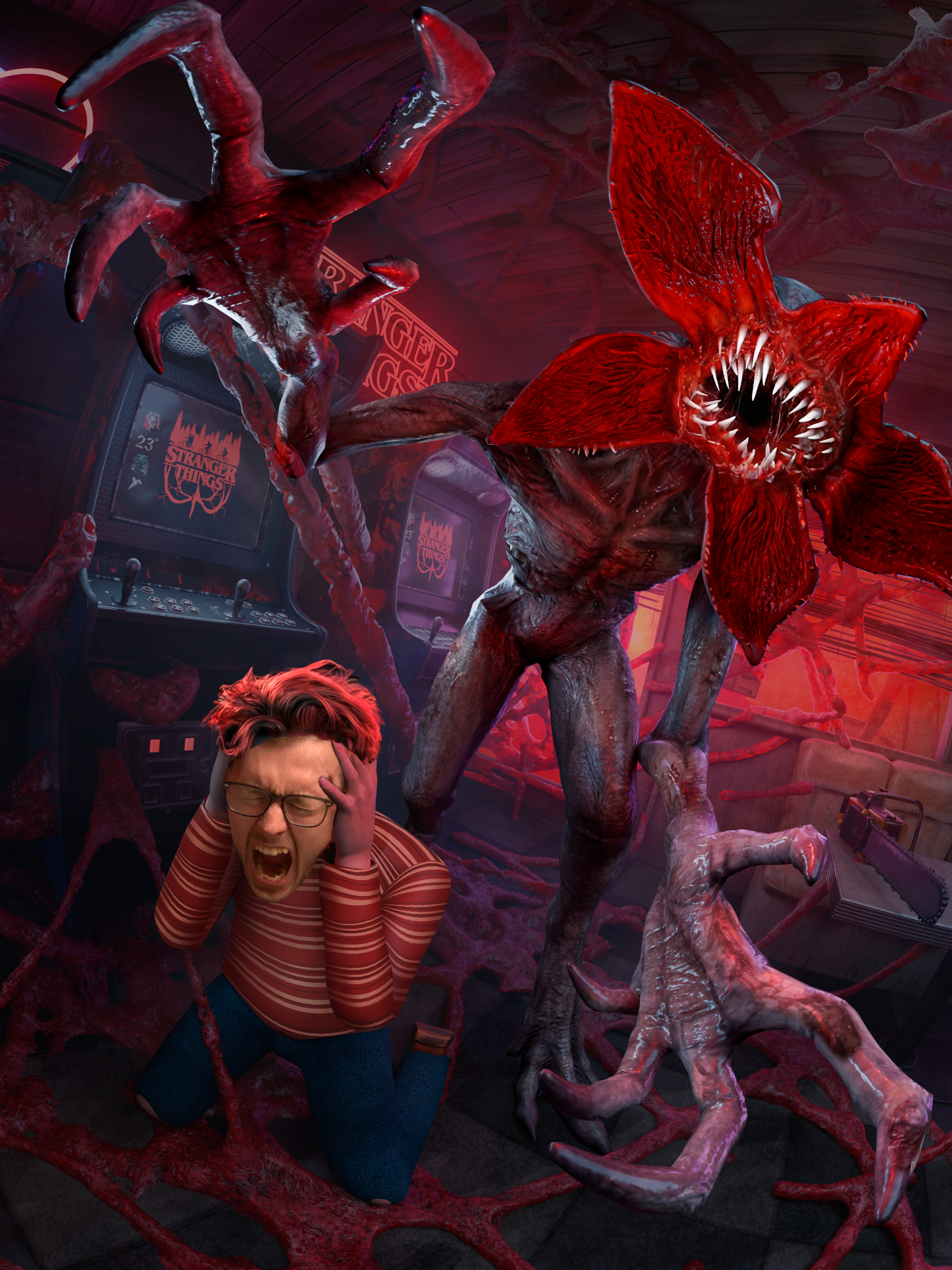Stranger Things: Digital Illustration & Fan Art — Изображение №3 — Иллюстрация, 3D на Dprofile