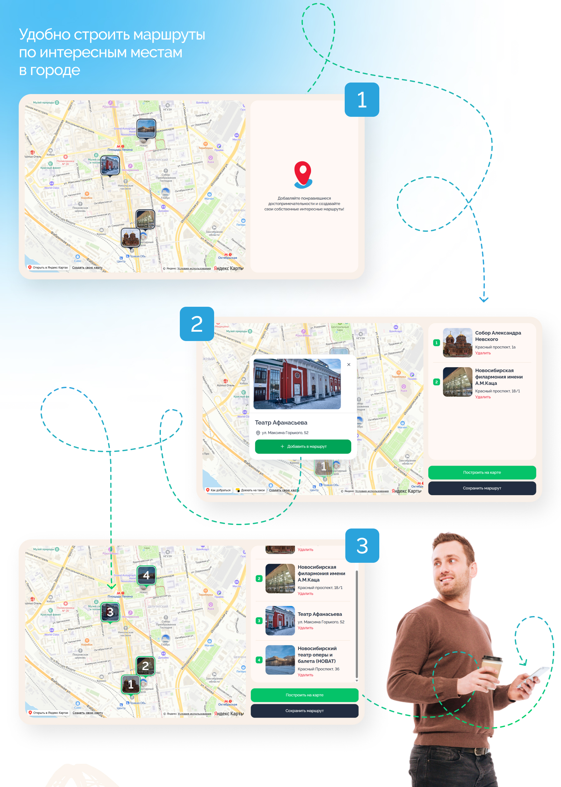 Туристический портал Новосибирска — Изображение №8 — Интерфейсы, Брендинг на Dprofile