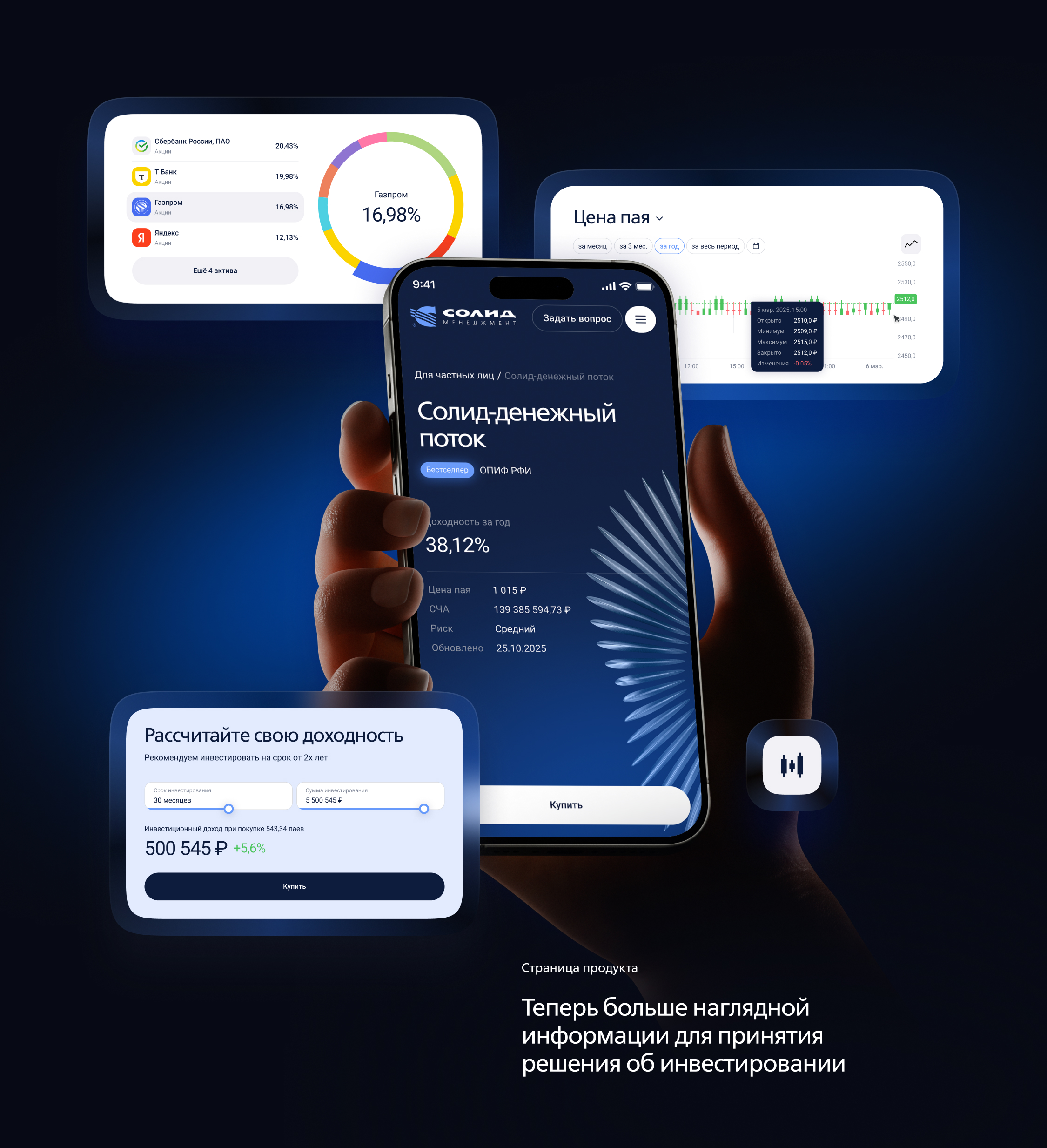 СОЛИД Менеджмент. Управляющая компания — Изображение №7 — Интерфейсы на Dprofile