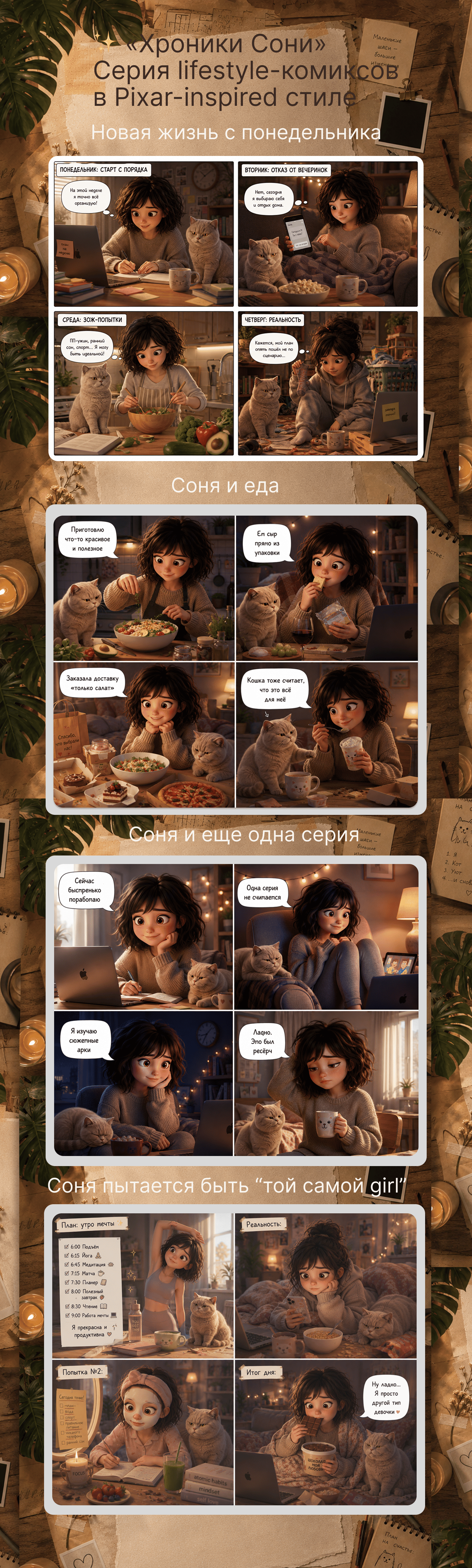 «Хроники Сони» комиксы в Pixar- стиле — Изображение №1 — Нейро на Dprofile