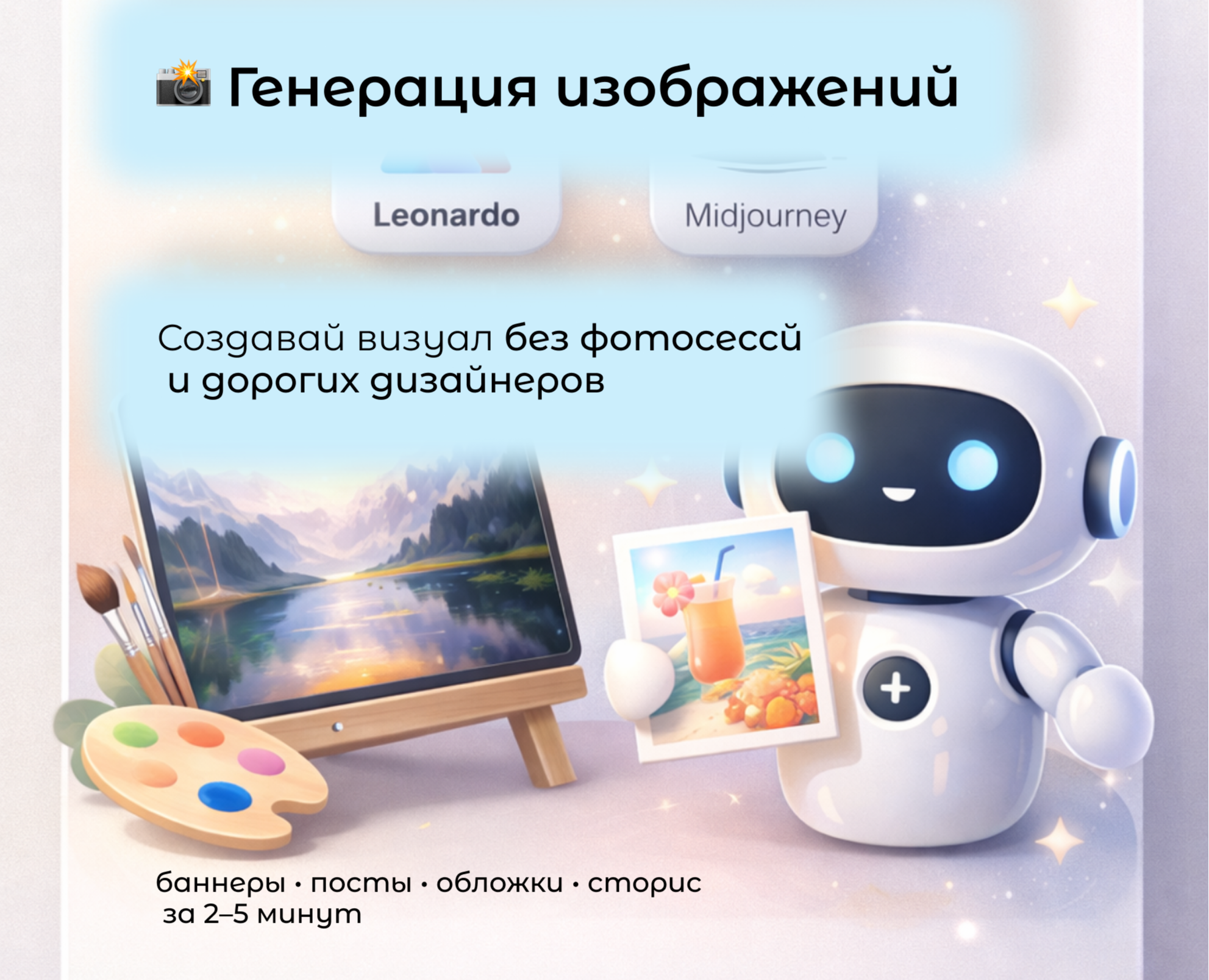 AI-сторис о том, как нейросети меняют контент — Маркетинг, Нейро на Dprofile