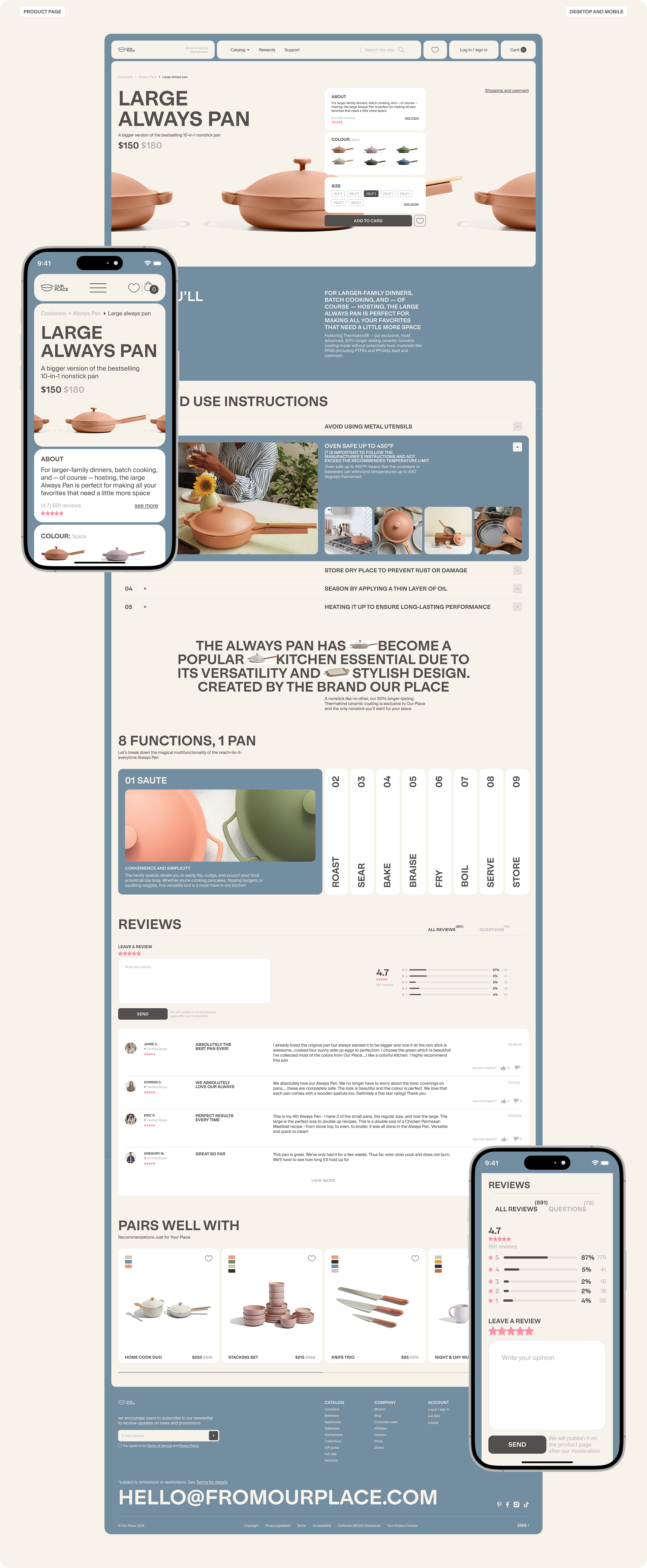 Online store OUR PLACE — Изображение №10 — Интерфейсы на Dprofile