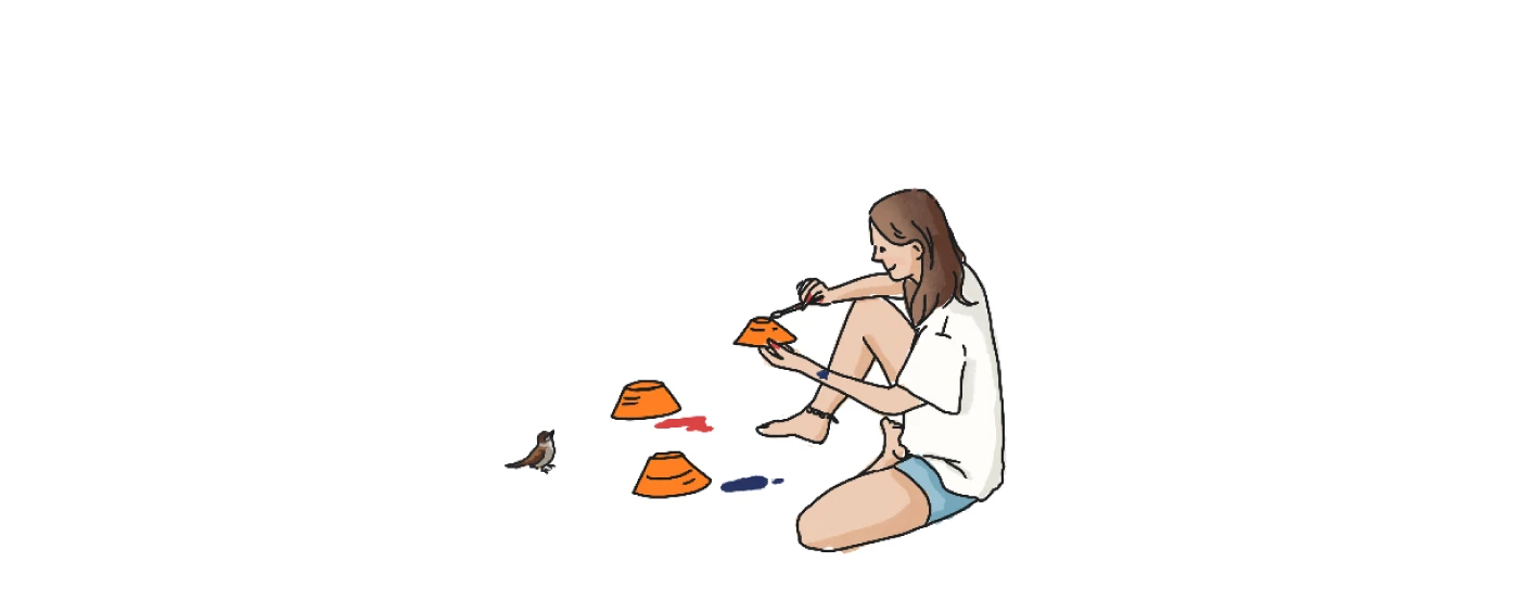 Виммельбух открытка к дню рождения парковых забегов в Динамо — Изображение №1 — Иллюстрация на Dprofile