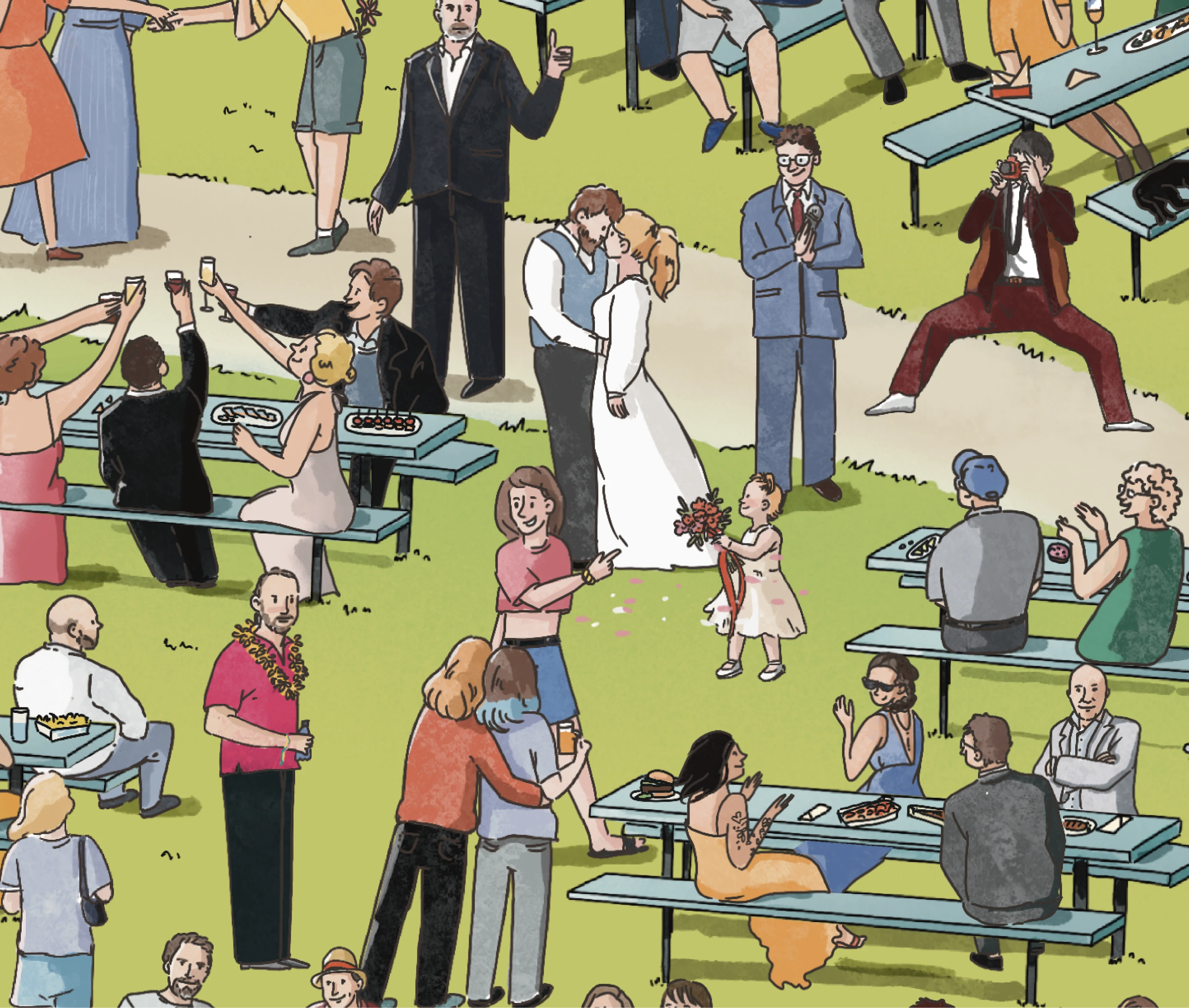 Виммельбух по фестивалю в Люксенбурге — Изображение №16 — Иллюстрация, Маркетинг на Dprofile