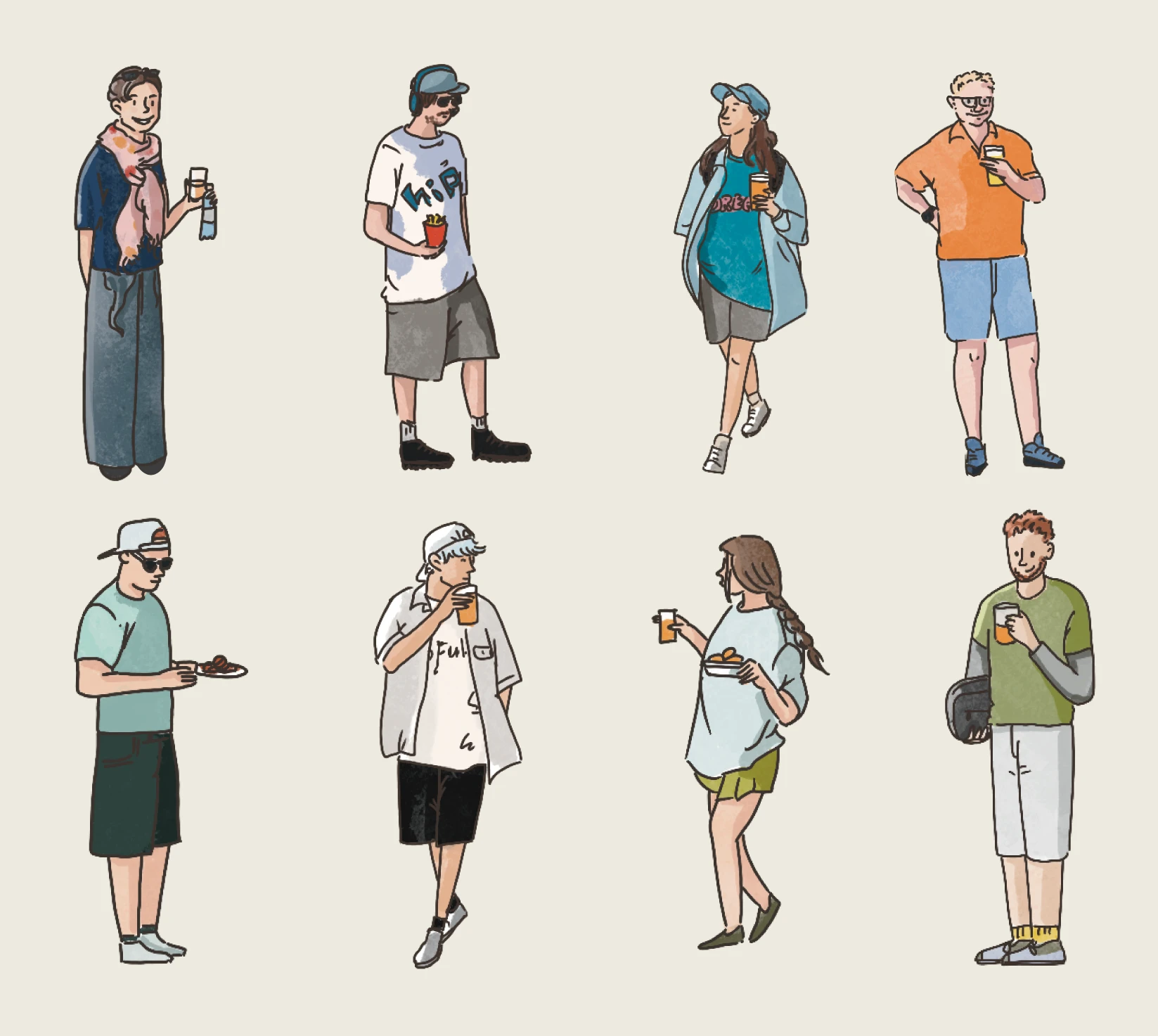 Виммельбух по фестивалю в Люксенбурге — Изображение №17 — Иллюстрация, Маркетинг на Dprofile