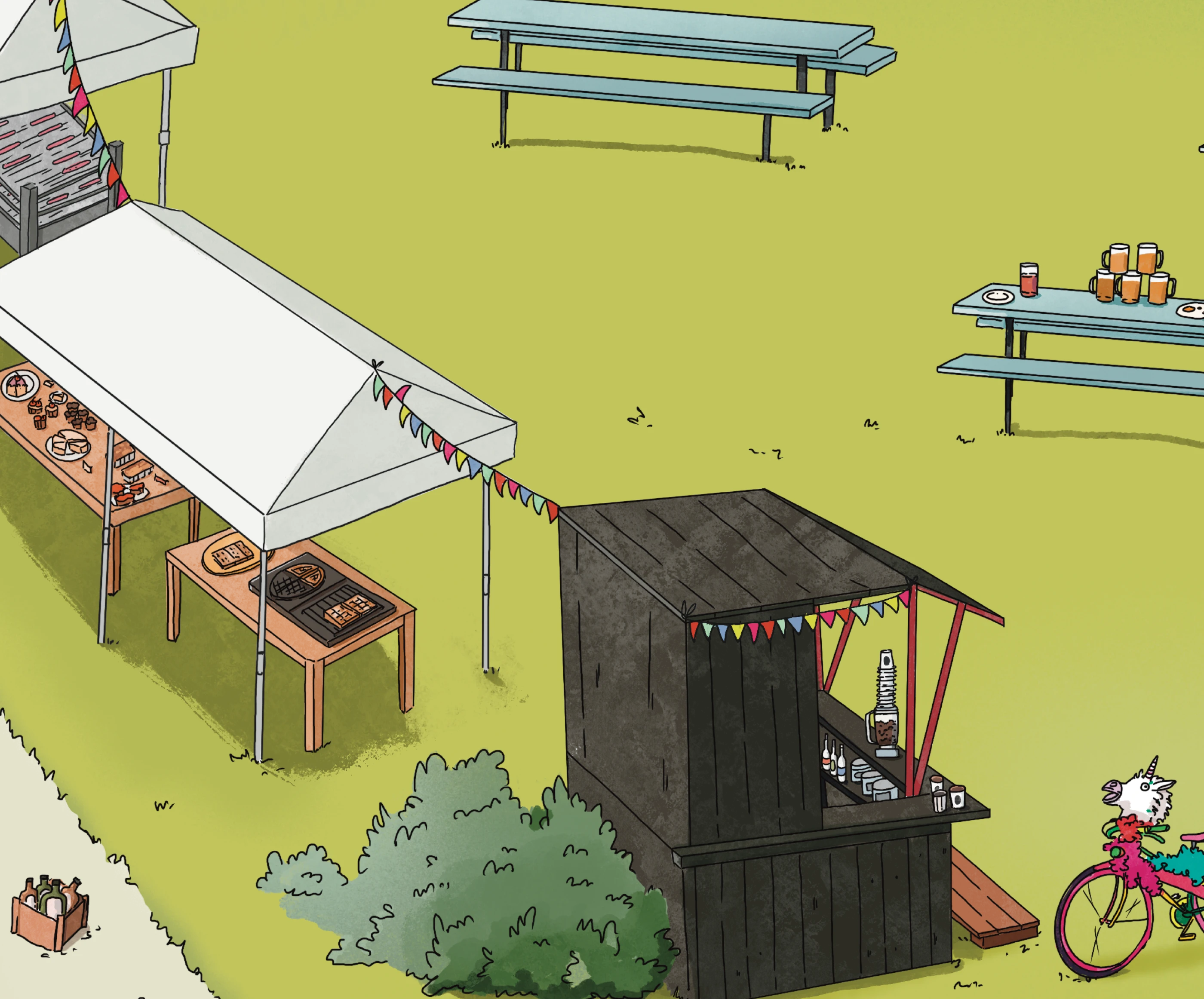 Виммельбух по фестивалю в Люксенбурге — Изображение №5 — Иллюстрация, Маркетинг на Dprofile