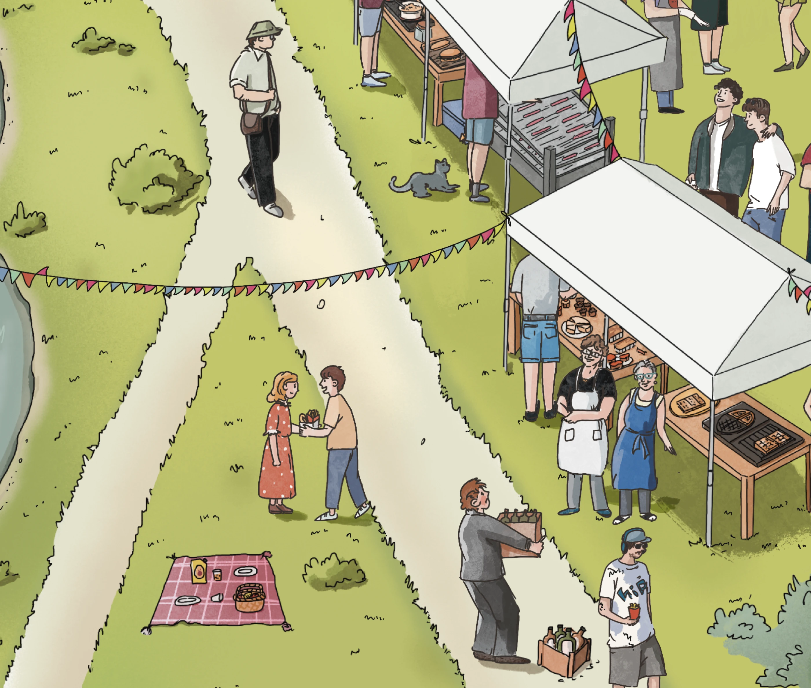 Виммельбух по фестивалю в Люксенбурге — Изображение №9 — Иллюстрация, Маркетинг на Dprofile