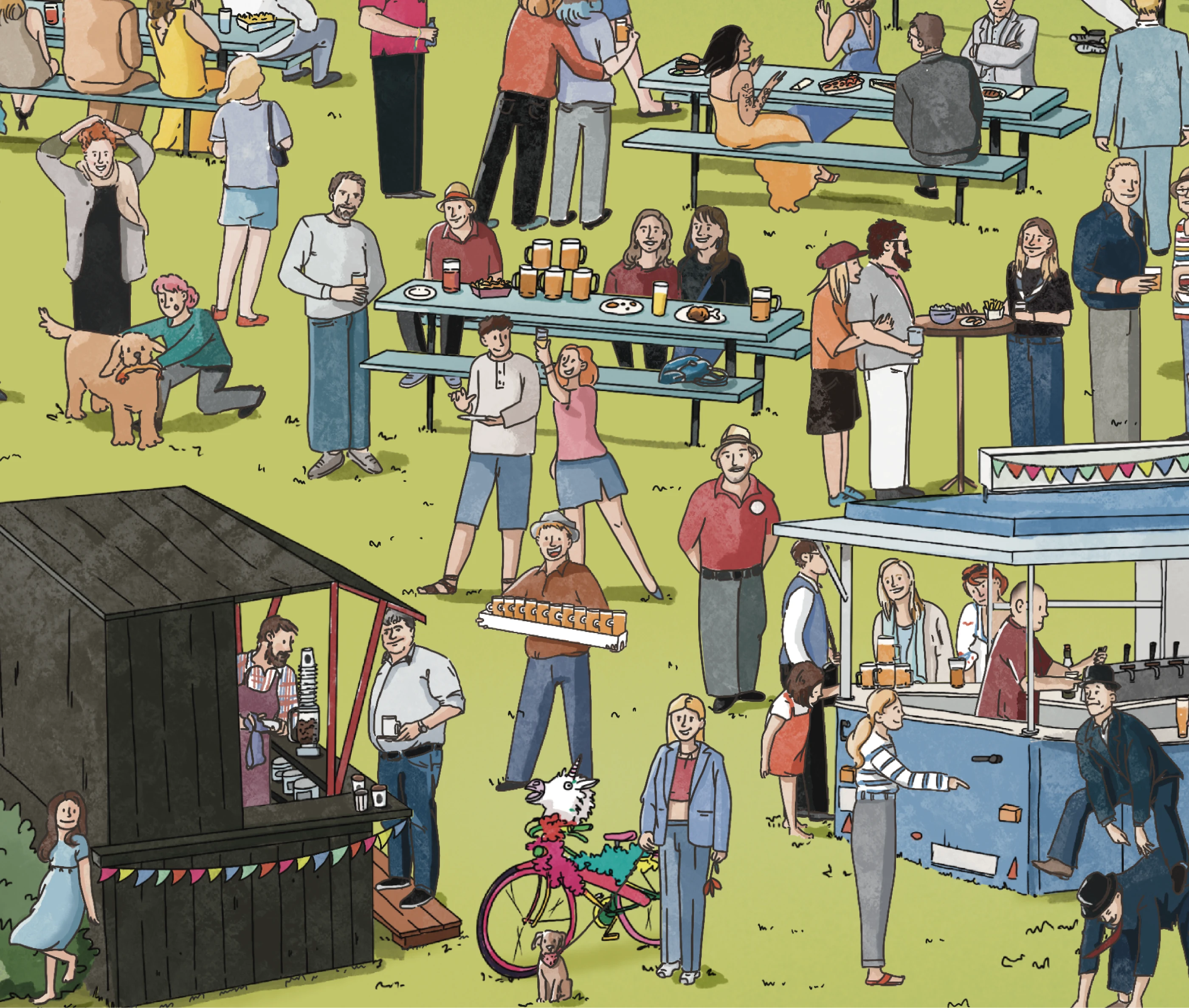 Виммельбух по фестивалю в Люксенбурге — Изображение №15 — Иллюстрация, Маркетинг на Dprofile