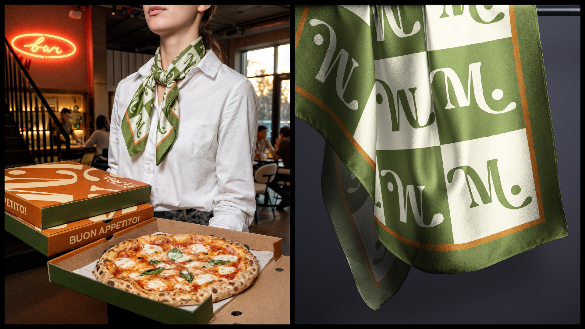 Логотип и фирменный стиль для ресторана Marti — Изображение №11 — Брендинг на Dprofile