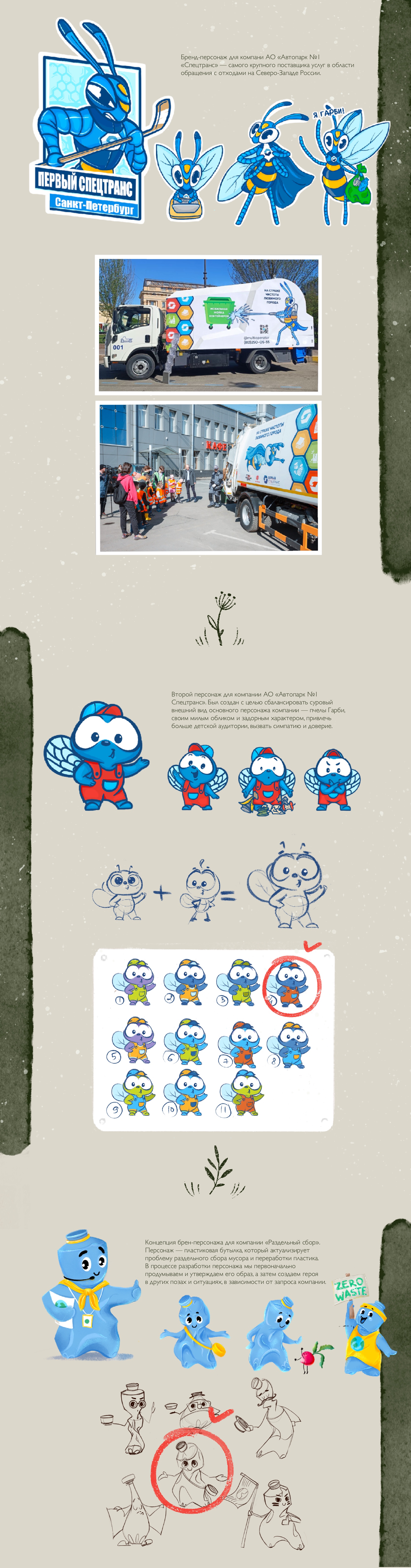 Маскотт для АО "Невский экологический оператор" — Изображение №2 — Брендинг, Иллюстрация на Dprofile