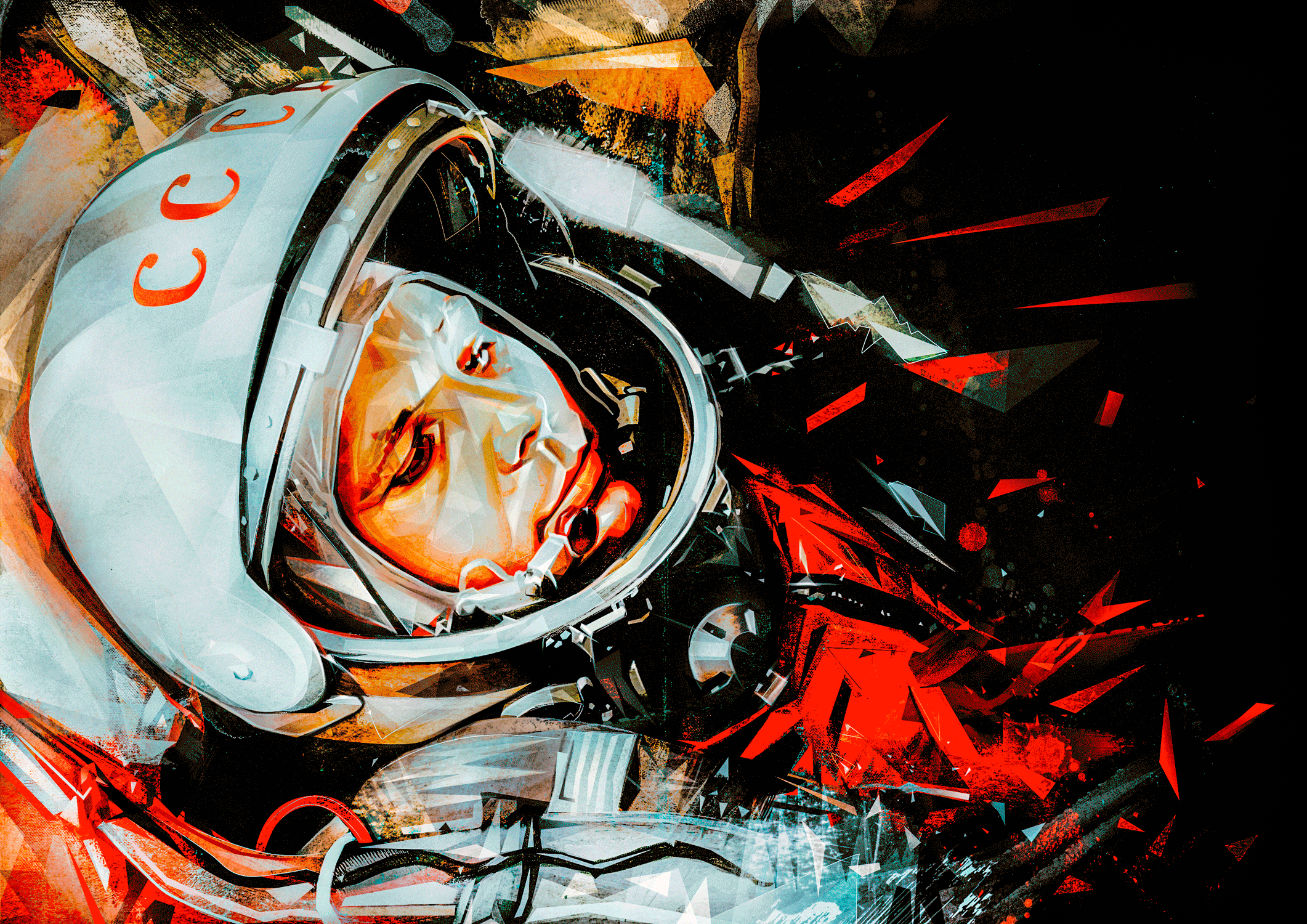 ГАГАРИН — Изображение №2 — Иллюстрация, Графика на Dprofile