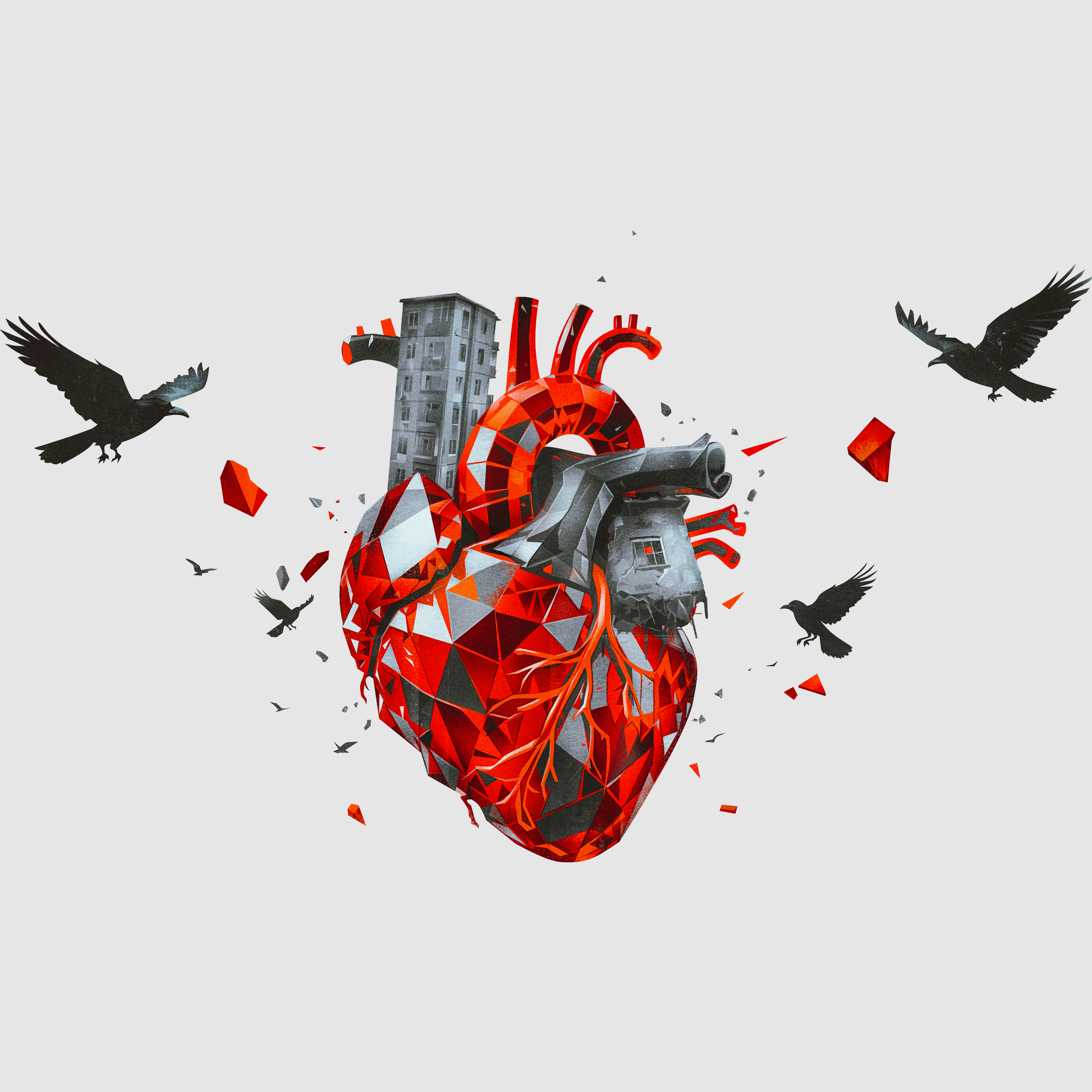 RED SHARDS — Изображение №5 — Иллюстрация, Графика на Dprofile