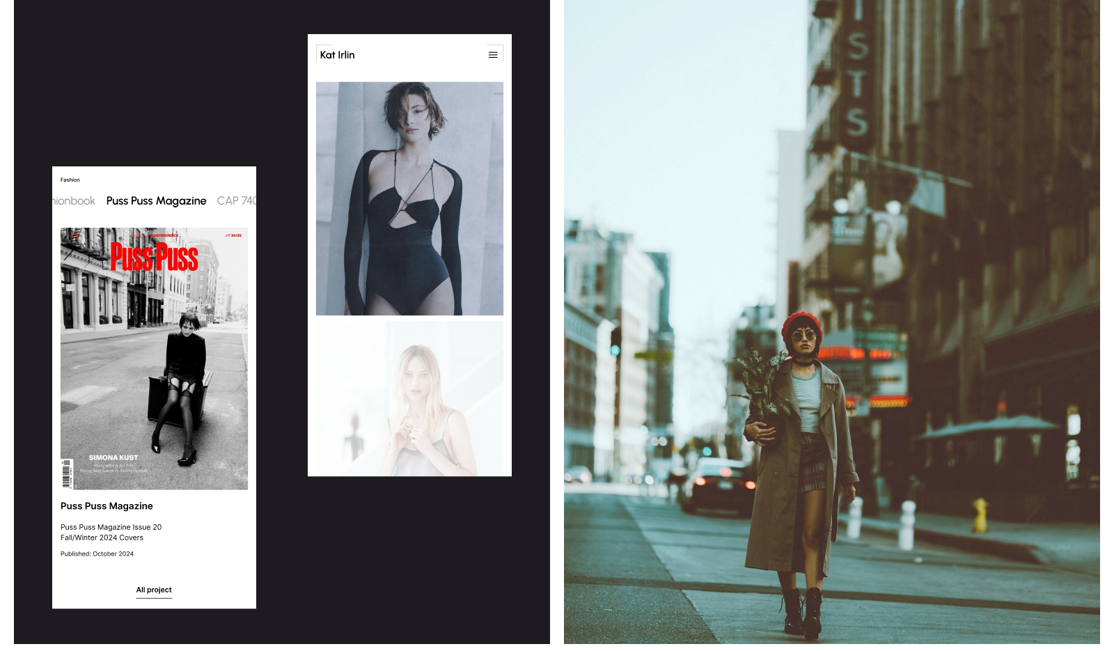 Kat Irlin. Photographer and filmmaker — Изображение №4 — Интерфейсы, Анимация на Dprofile