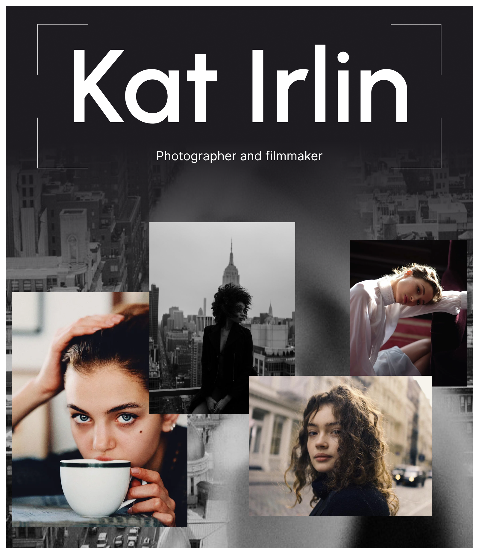 Kat Irlin. Photographer and filmmaker — Изображение №1 — Интерфейсы, Анимация на Dprofile