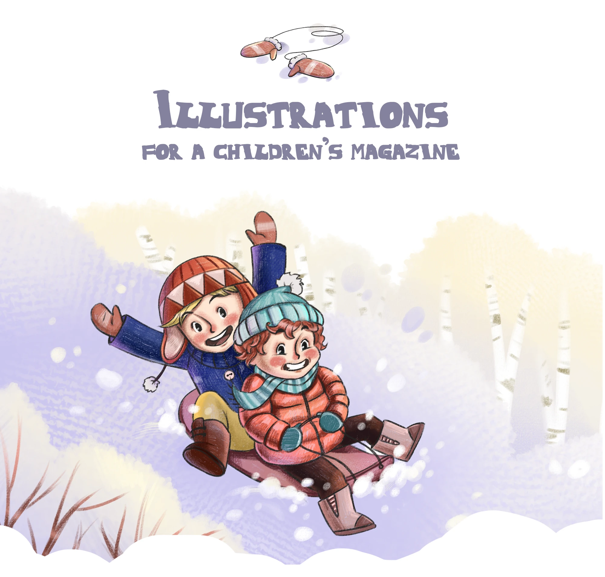 Иллюстрации для детского журнала — Изображение №1 — Иллюстрация на Dprofile