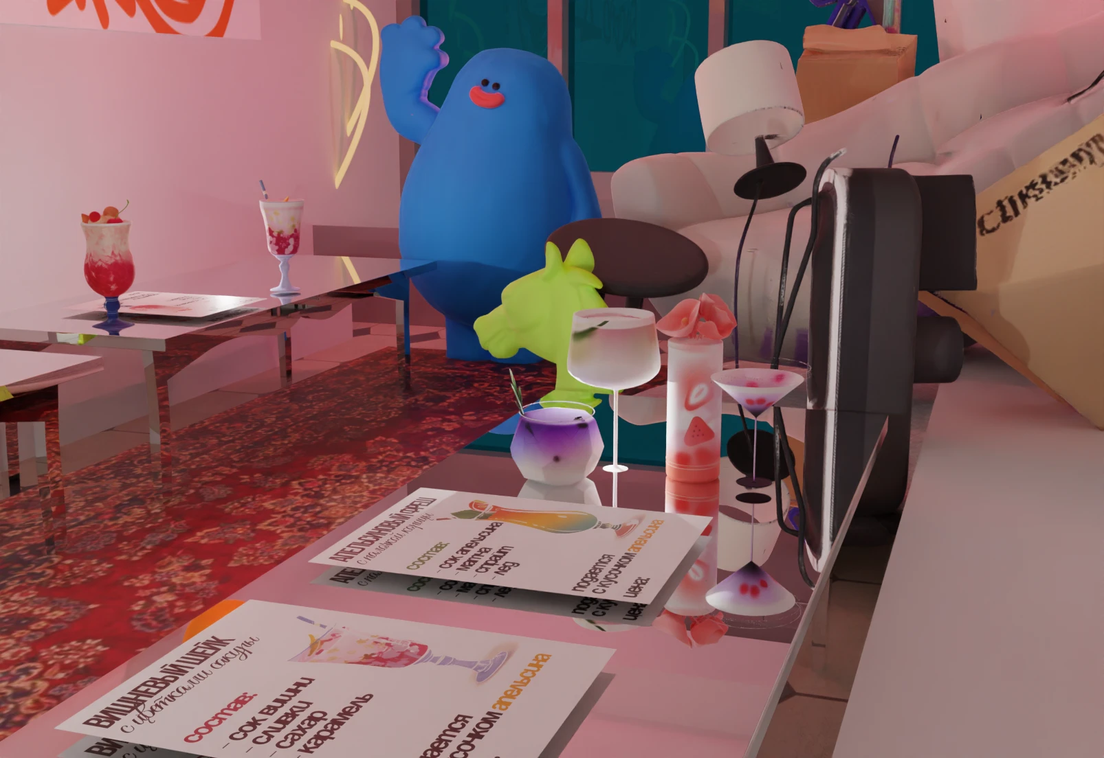 Бистро-кафе( ~3D) — Изображение №15 — Интерфейсы, Иллюстрация на Dprofile
