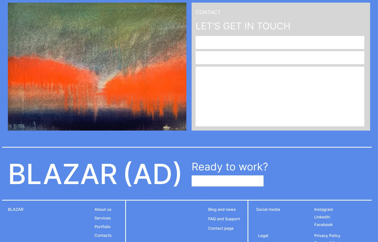Web-design concept contemporary art site — Изображение №7 — Интерфейсы, Анимация на Dprofile