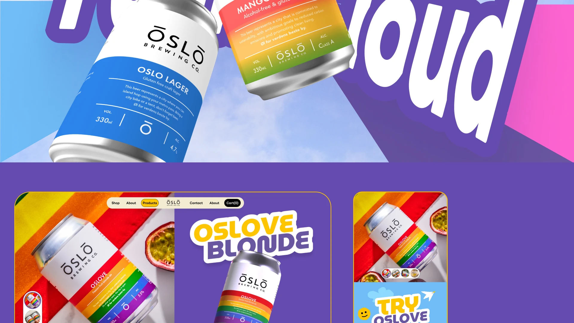 OsloBrewing Website — Изображение №12 — Интерфейсы на Dprofile